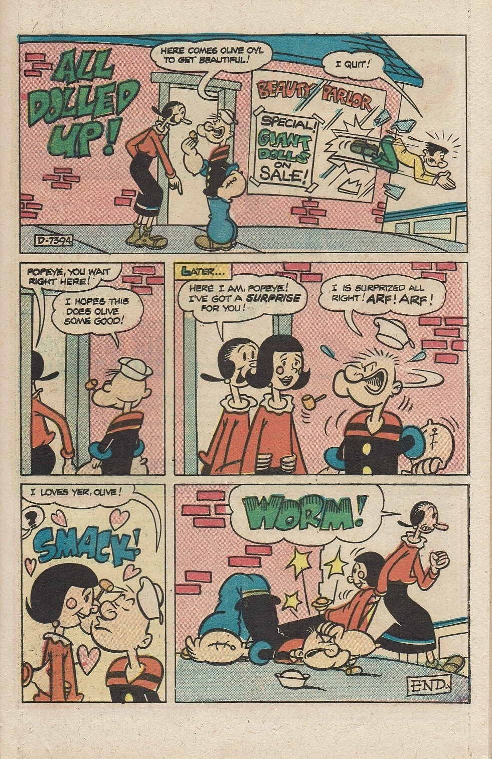 Read online Popeye (1948) comic -  Issue #135 - 21