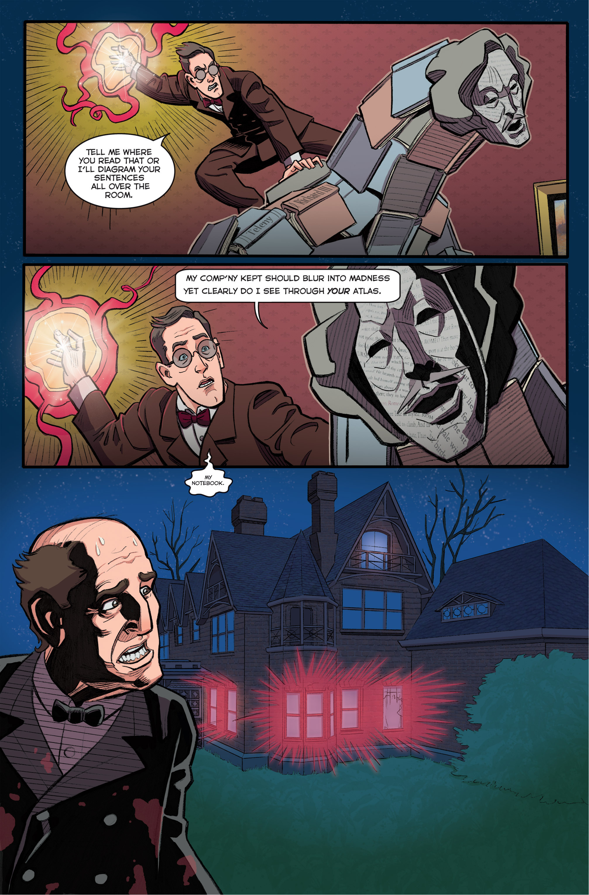 Read online Herald: Lovecraft and Tesla comic -  Issue #5 - 17