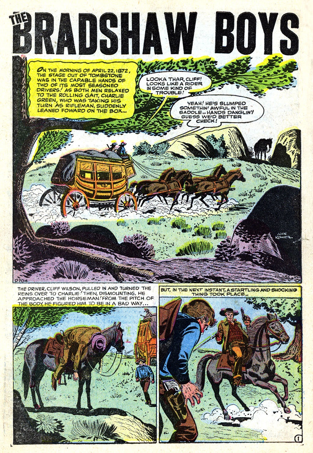 Read online Western Outlaws (1954) comic -  Issue #1 - 10