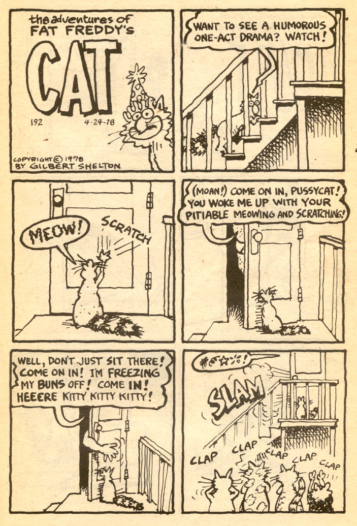 Read online Adventures of Fat Freddy's Cat comic -  Issue #4 - 43
