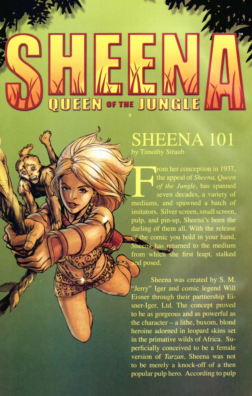 Read online Sheena, Queen of the Jungle comic -  Issue #0 - 14