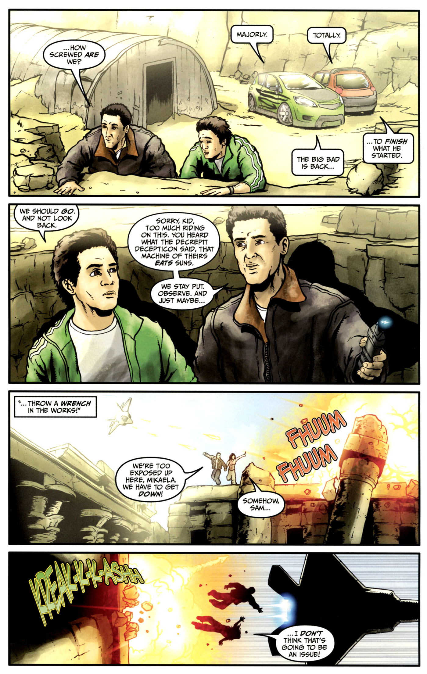 Read online Transformers: Revenge of the Fallen — Official Movie Adaptation comic -  Issue #4 - 5