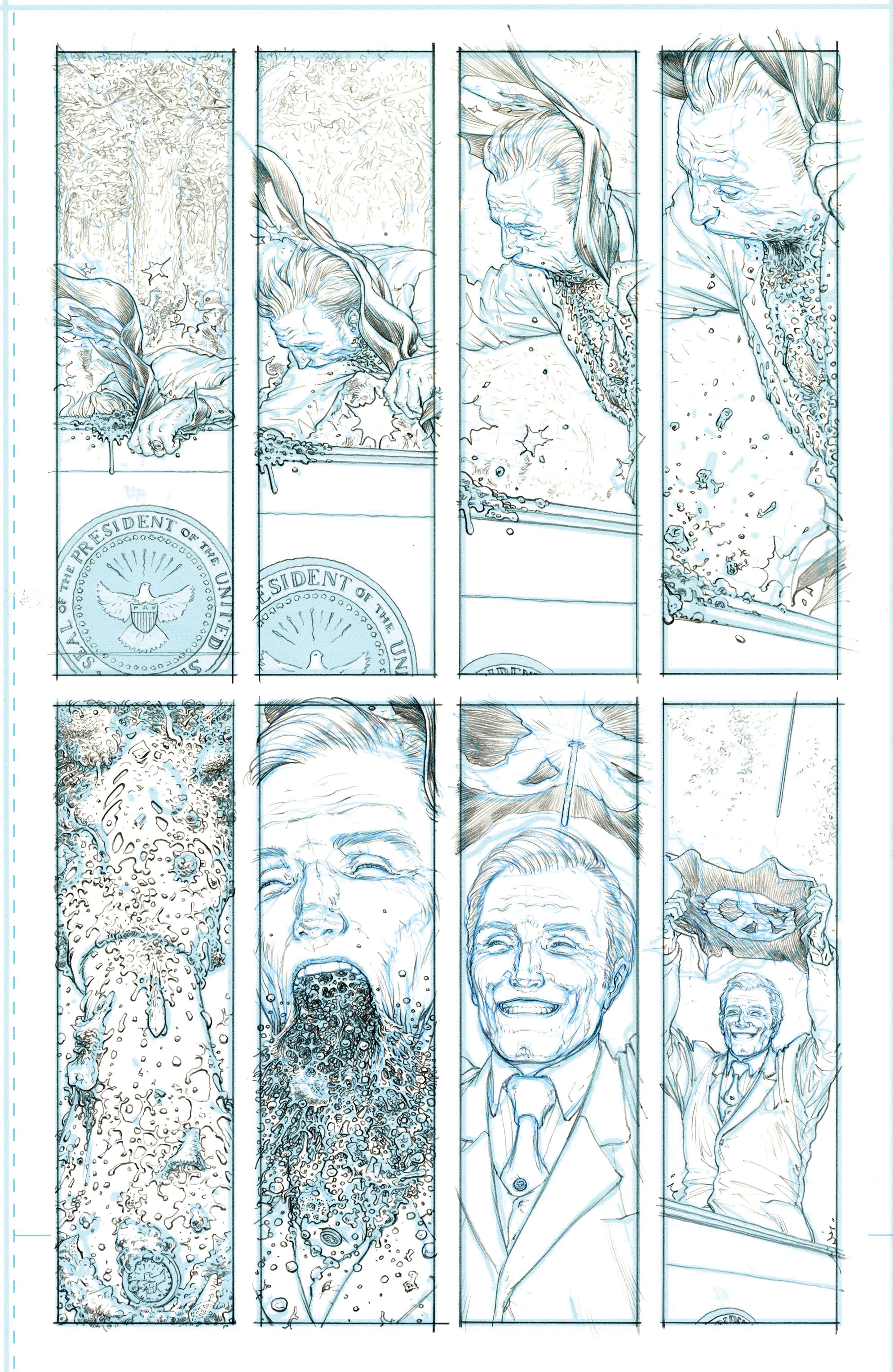 Read online The Multiversity: Pax Americana comic -  Issue # _Director's Cut - 3