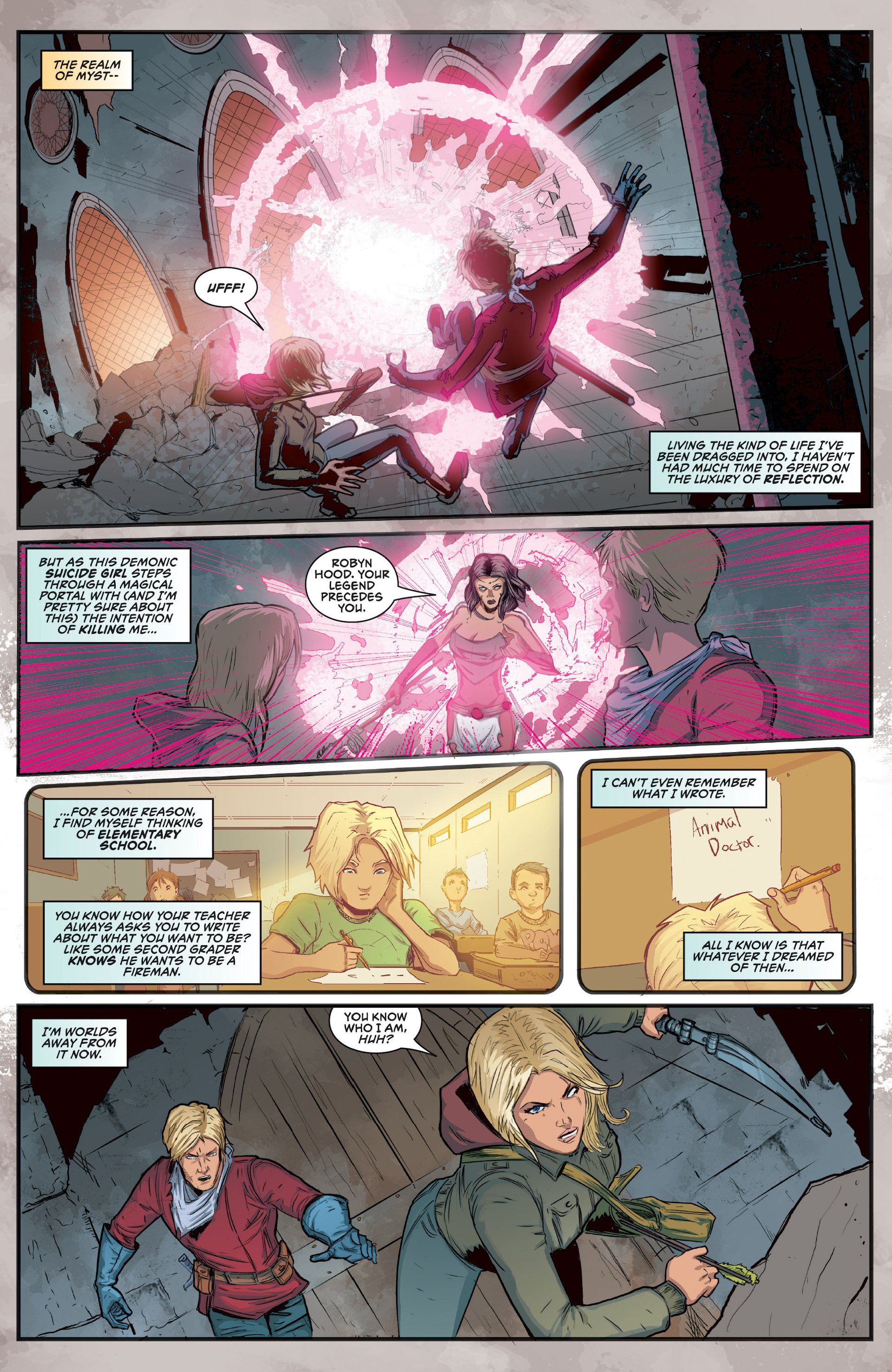 Read online Grimm Fairy Tales presents Robyn Hood: Wanted comic -  Issue #3 - 3