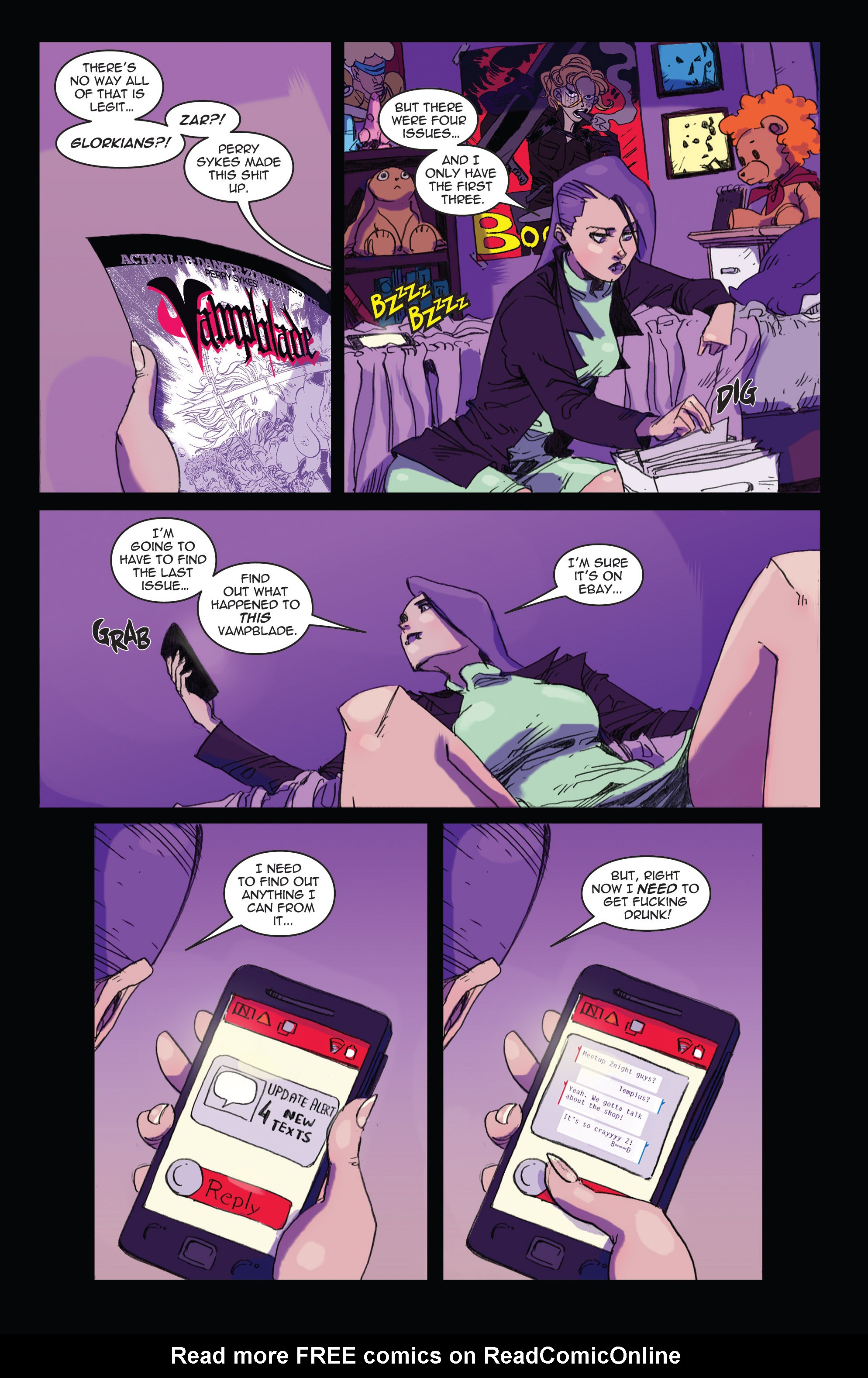 Read online Vampblade comic -  Issue #3 - 17