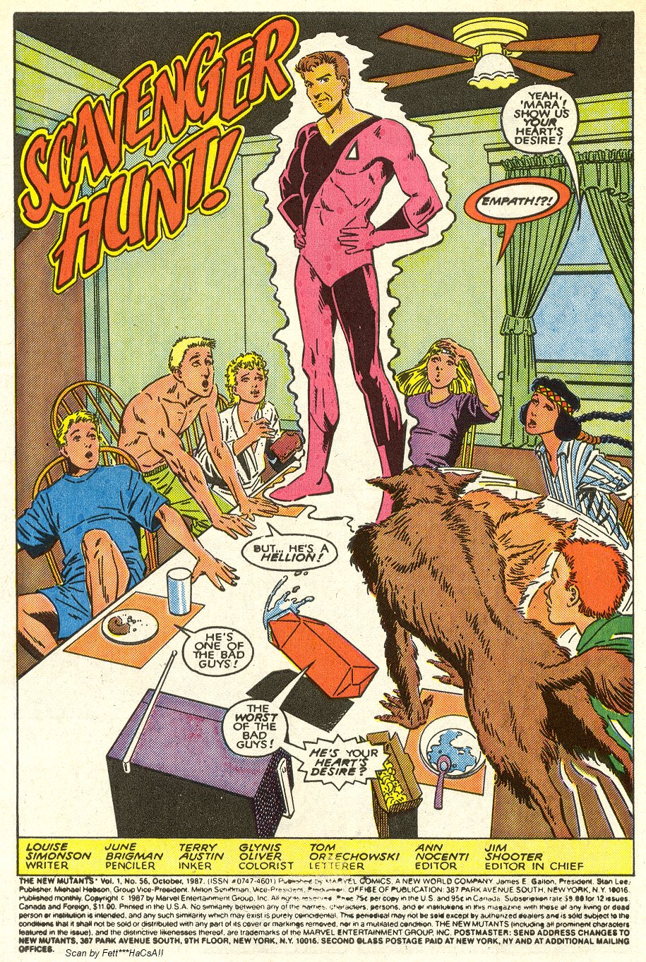 The New Mutants Issue #56 #63 - English 3