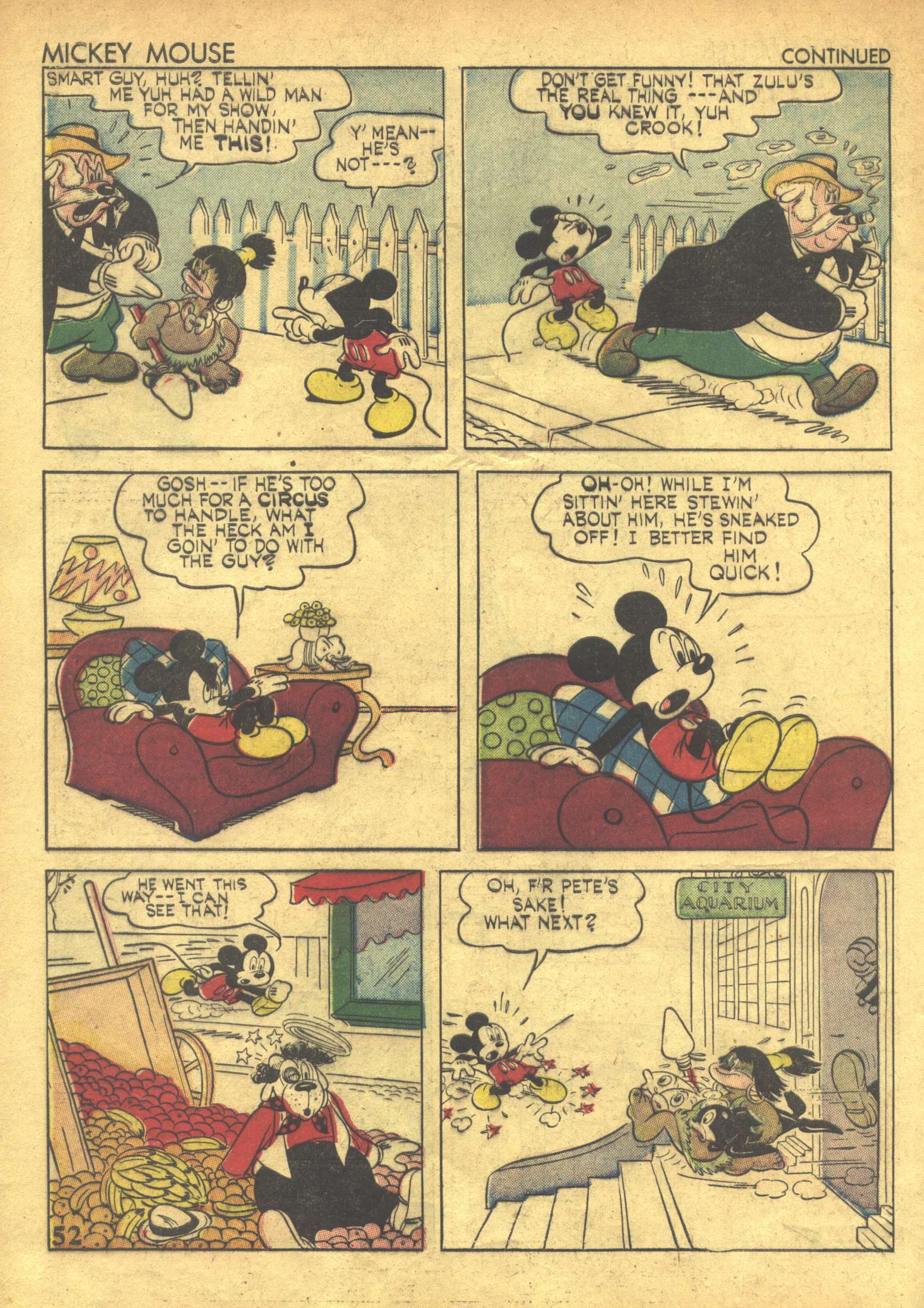 Read online Walt Disney's Comics and Stories comic -  Issue #23 - 54