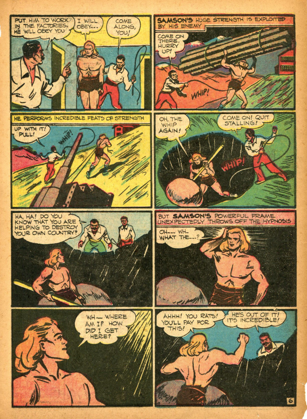 Read online Samson (1940) comic -  Issue #2 - 21