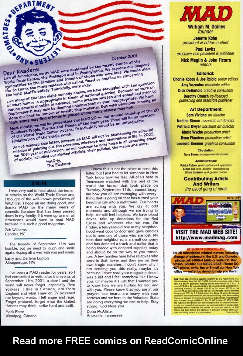 Read online MAD comic -  Issue #412 - 3