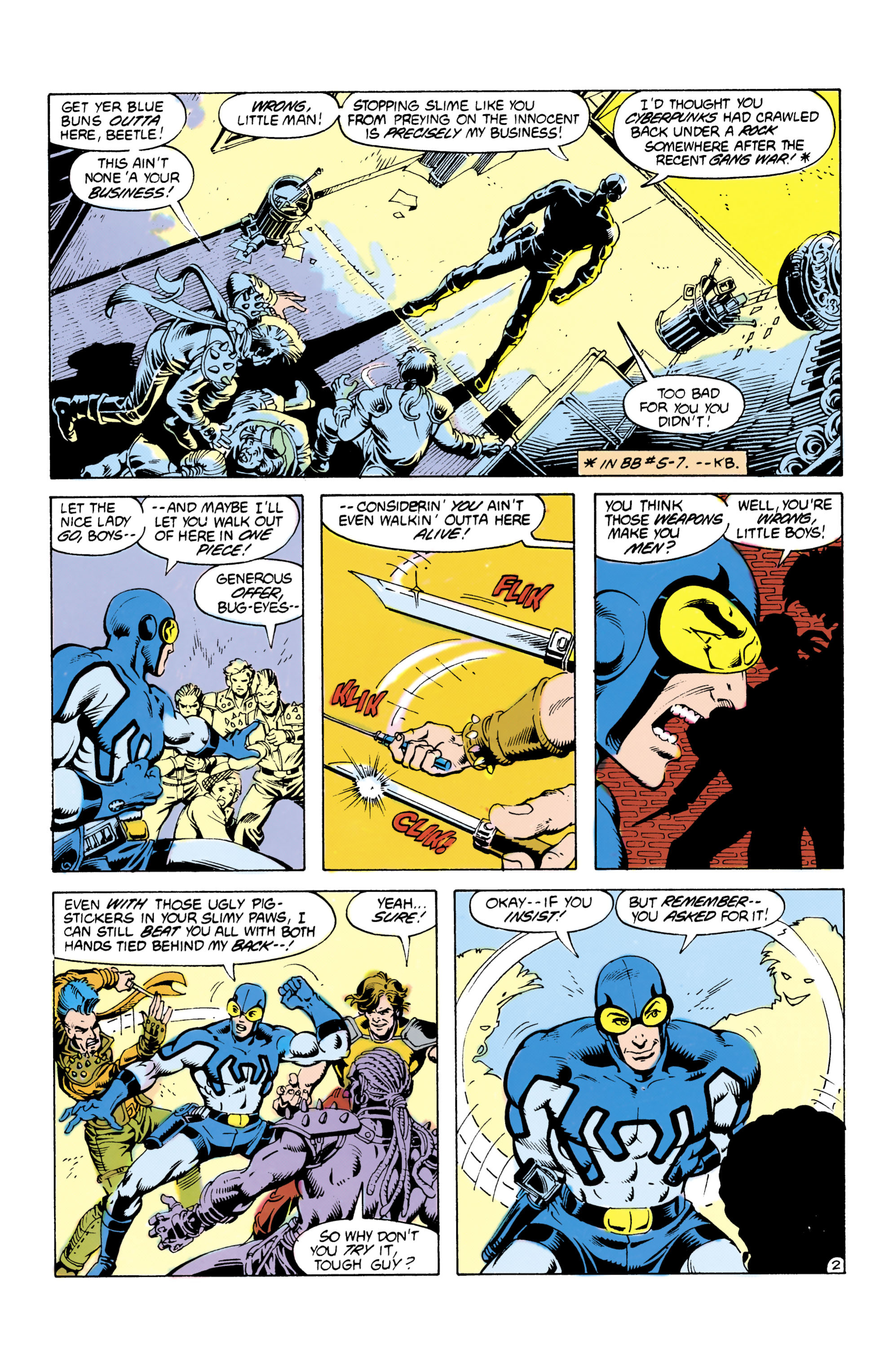 Read online Blue Beetle (1986) comic -  Issue #9 - 3