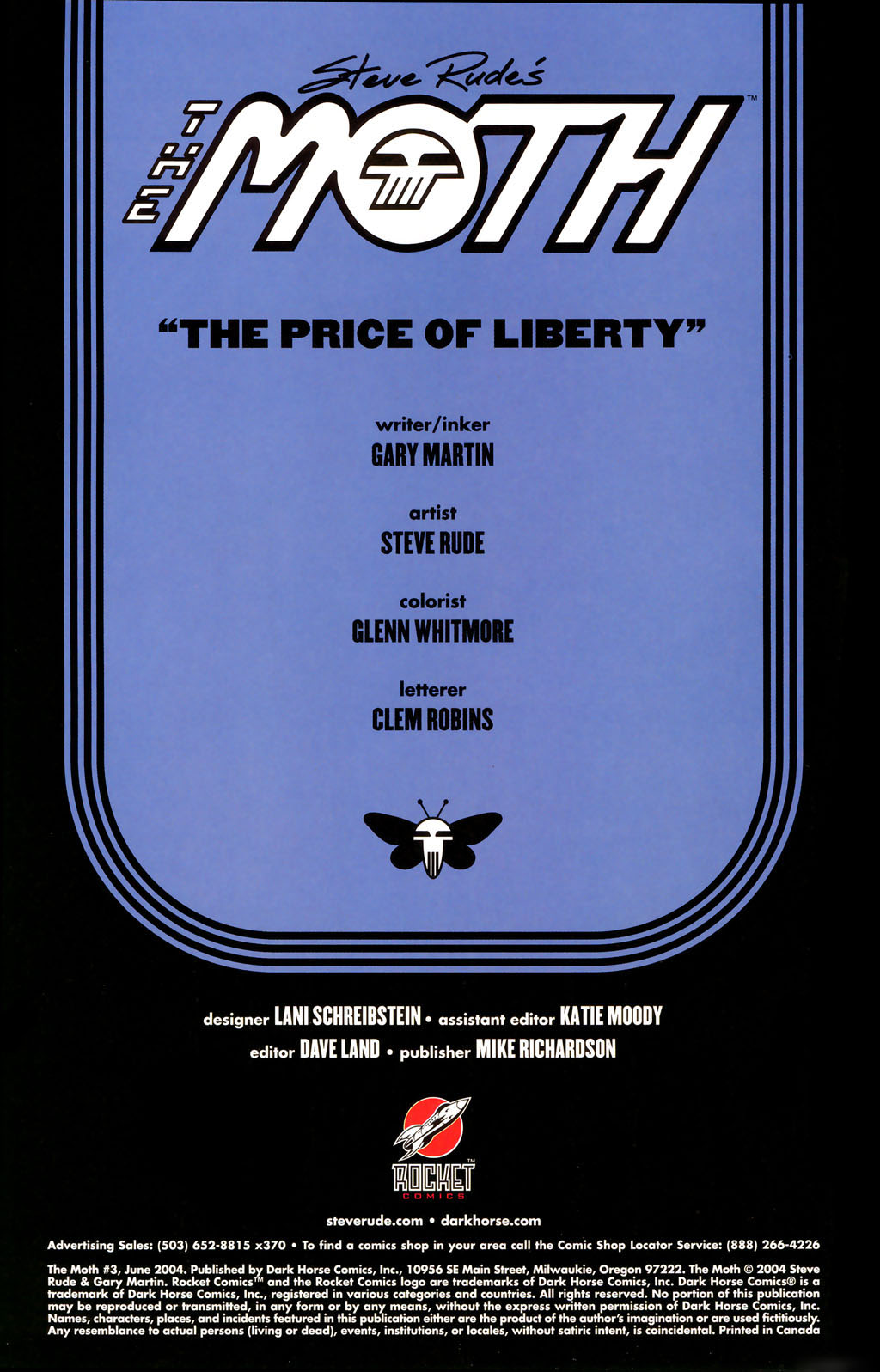 Read online The Moth comic -  Issue #3 - 2