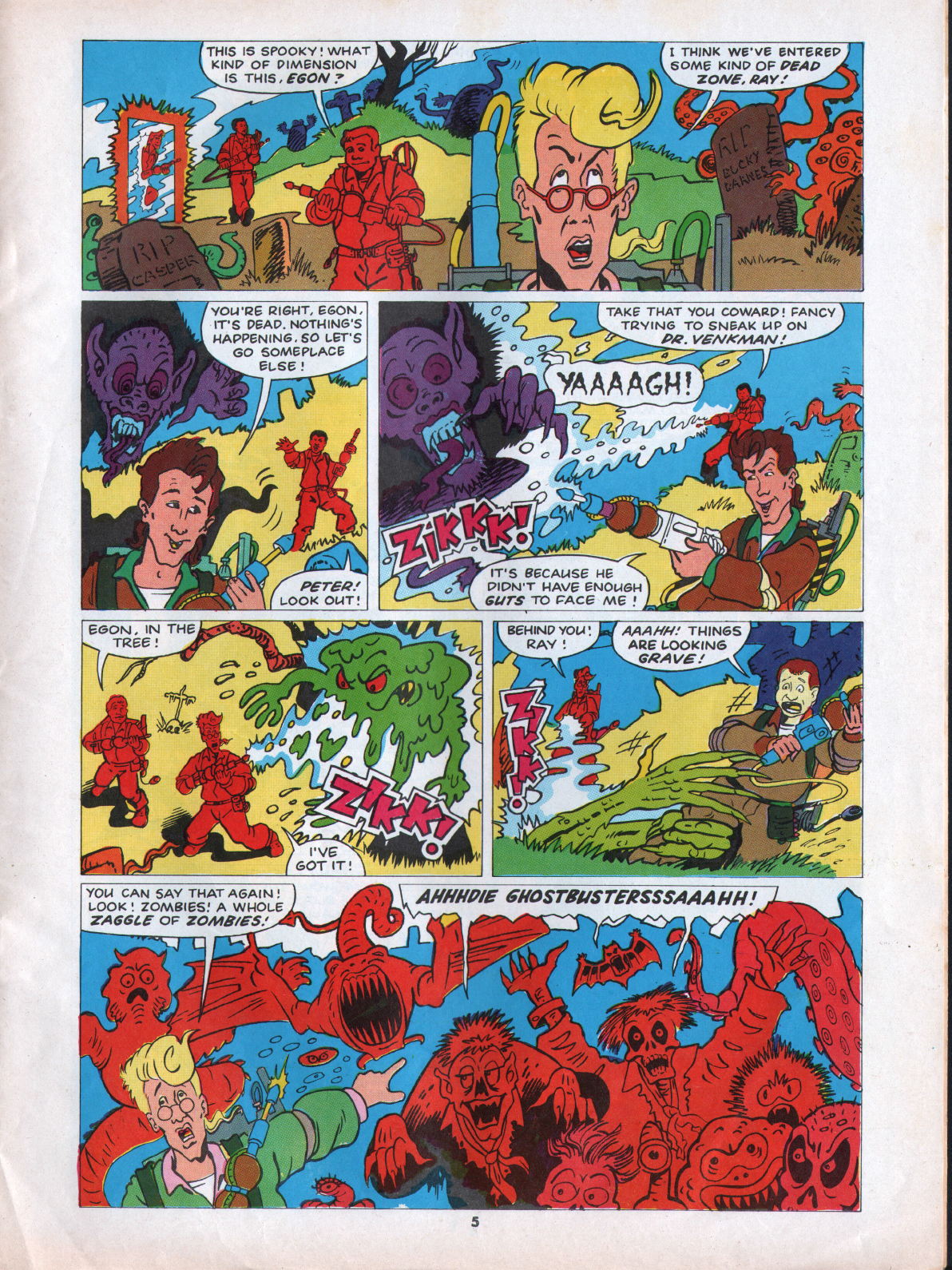 Read online The Real Ghostbusters comic -  Issue #35 - 5