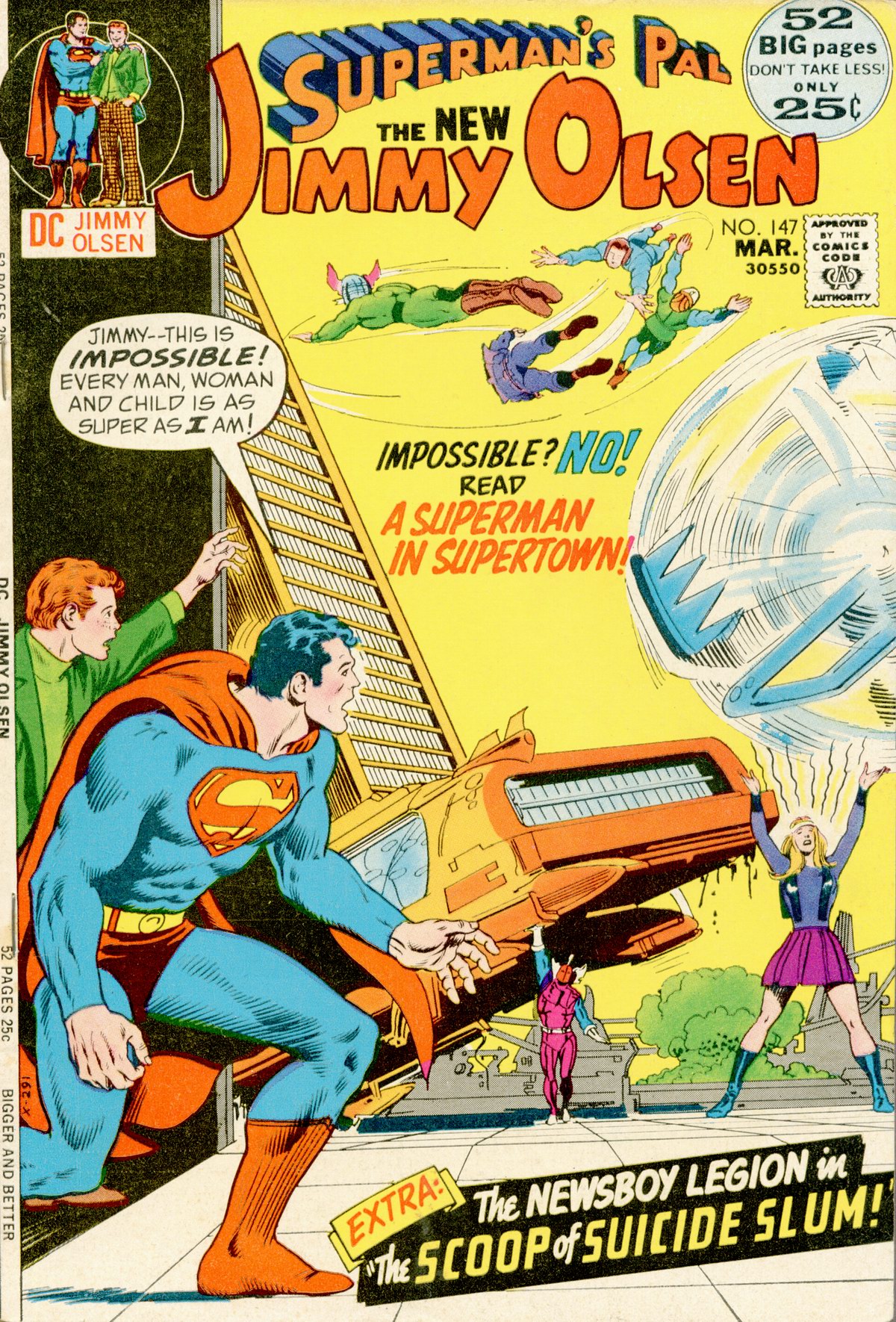 Read online Superman's Pal Jimmy Olsen comic -  Issue #147 - 1