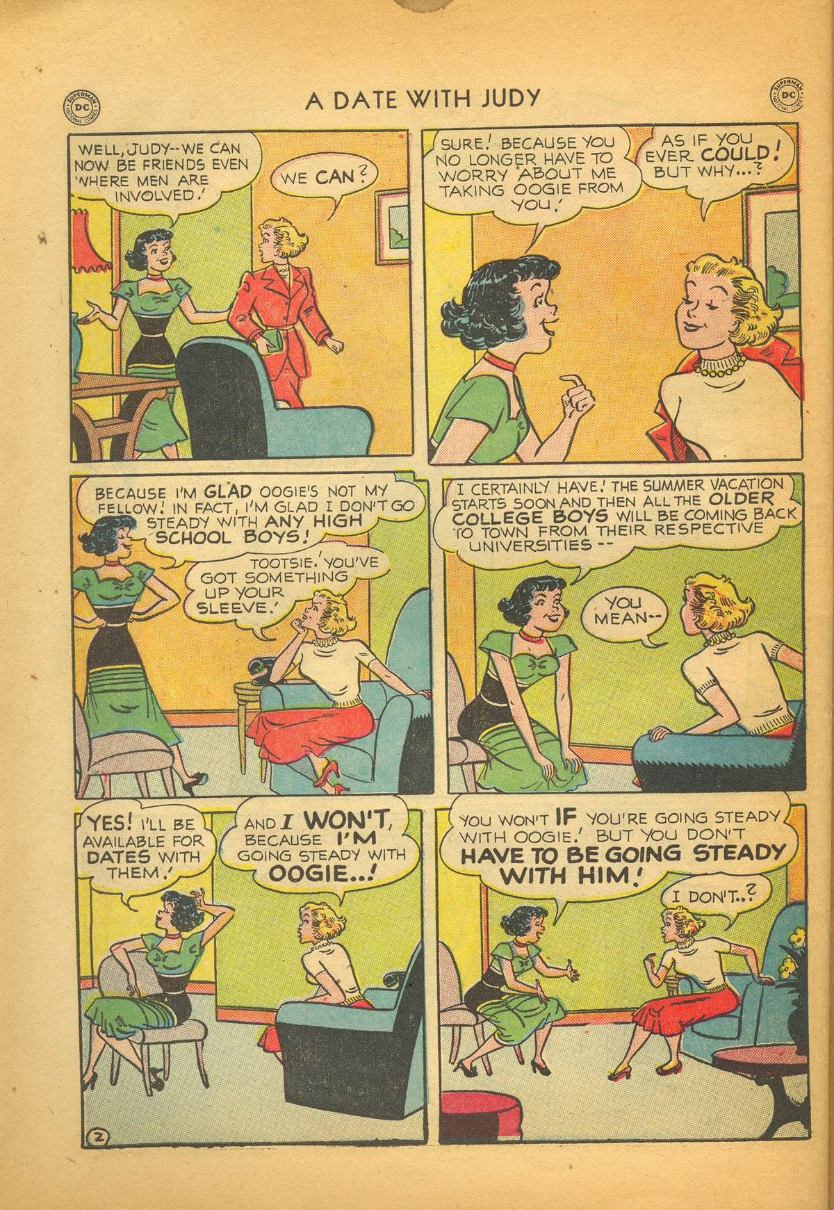 Read online A Date with Judy comic -  Issue #17 - 42