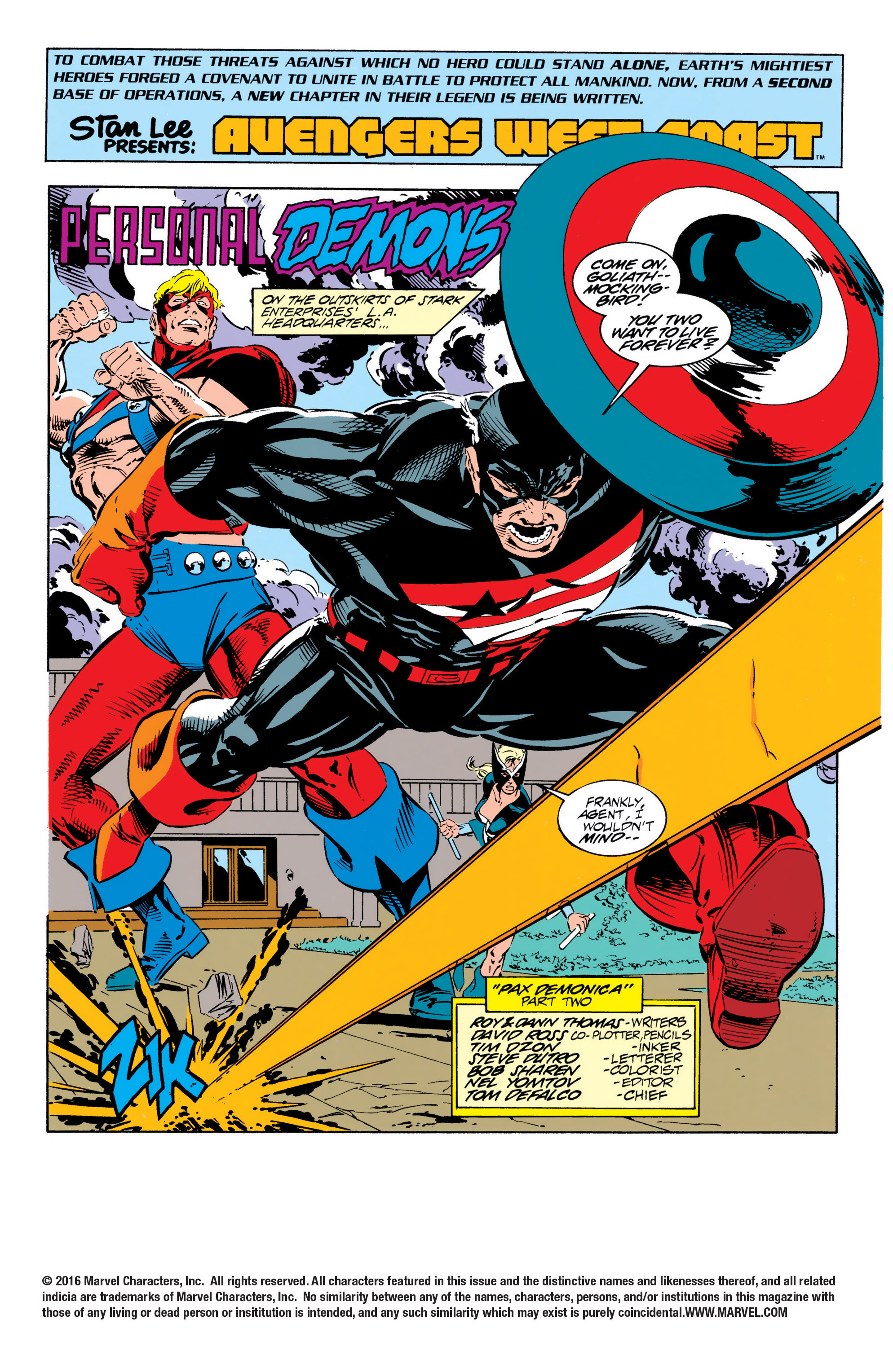 Read online Avengers West Coast (1989) comic -  Issue #94 - 2