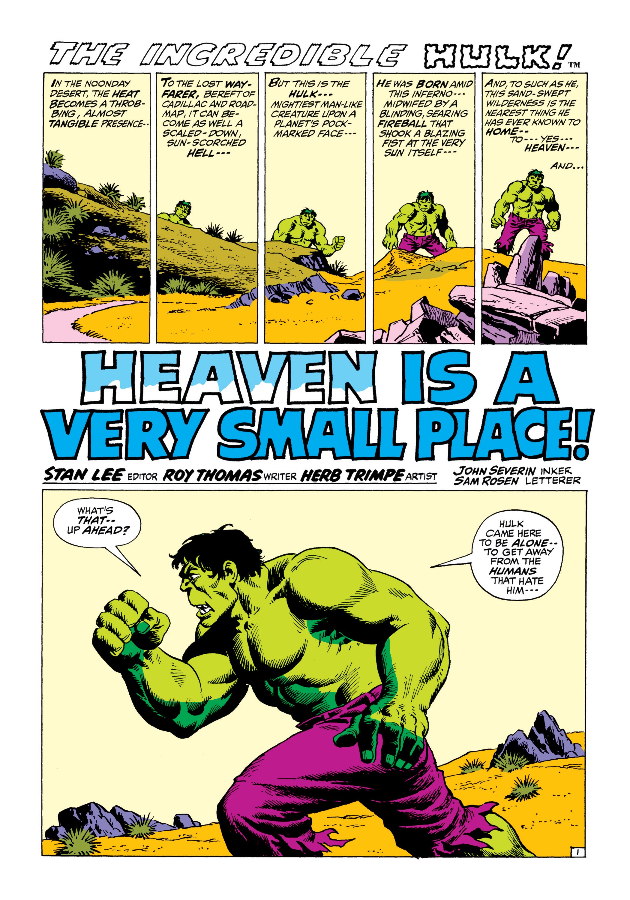 Read online Marvel Masterworks: The Incredible Hulk comic -  Issue # TPB 8 (Part 1) - 76