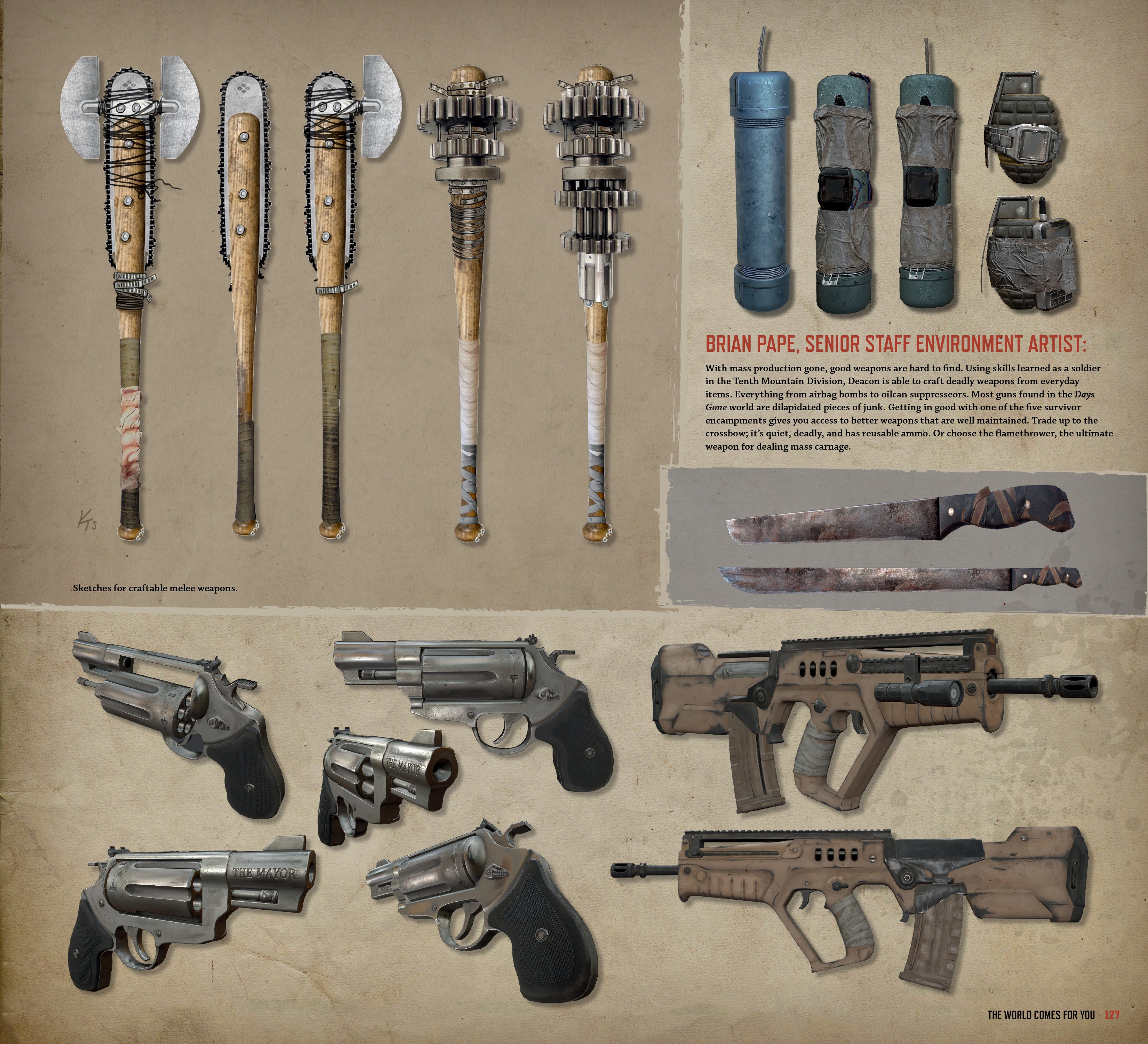 Read online The Art of Days Gone comic -  Issue # TPB (Part 2) - 18