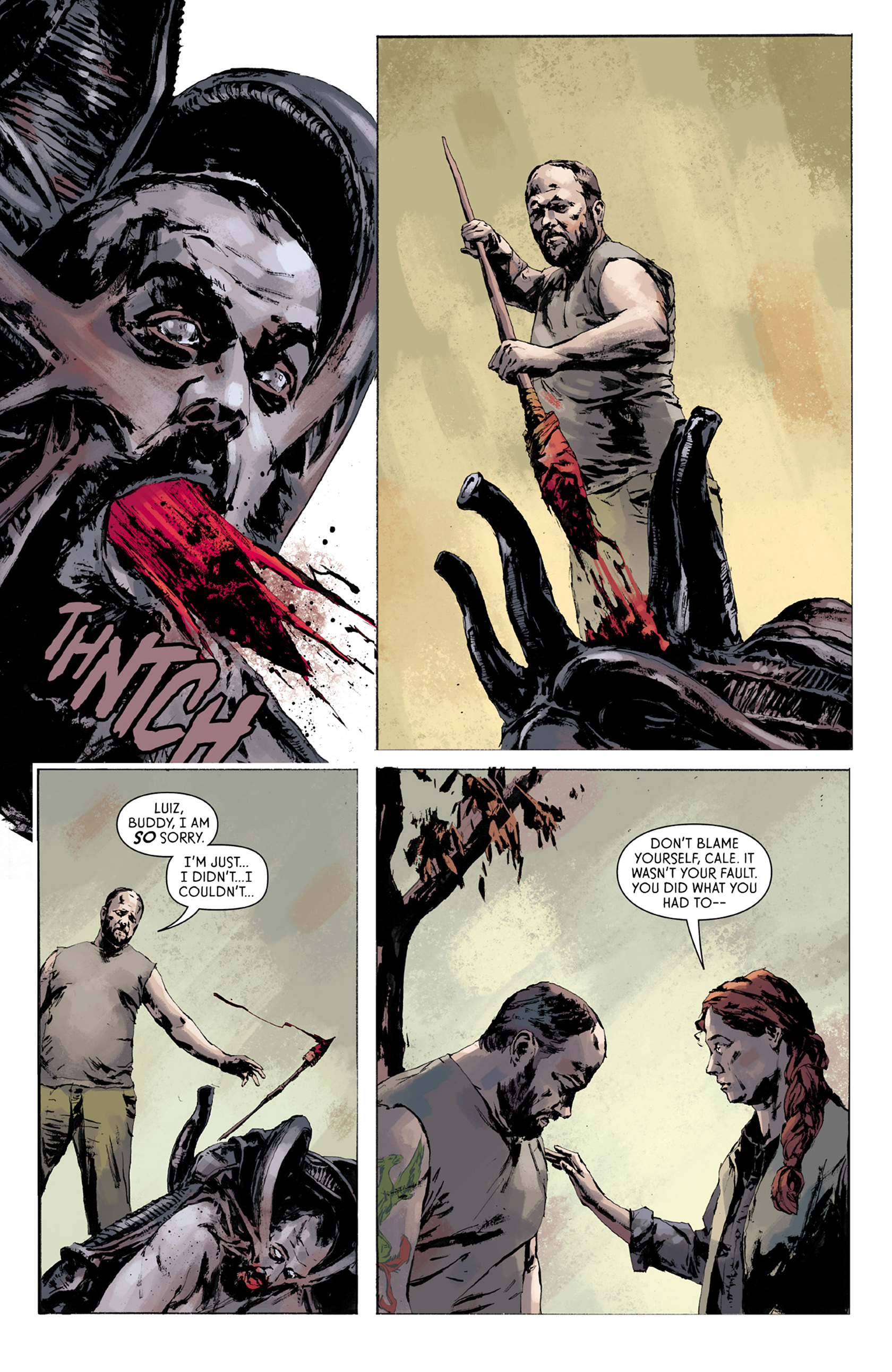 Read online Aliens: Fire and Stone comic -  Issue #3 - 7