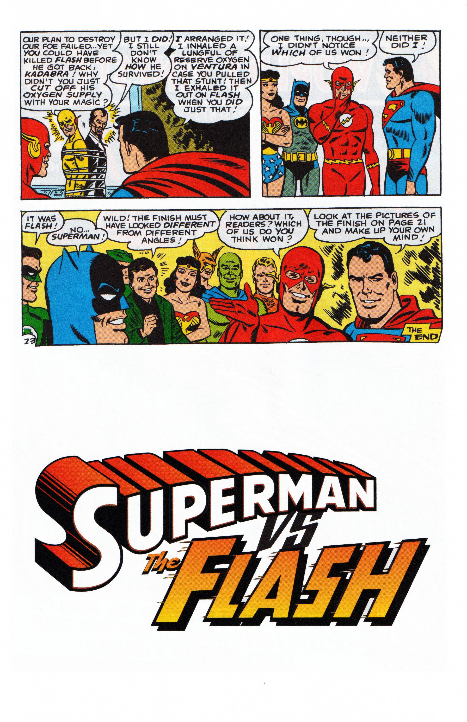 Read online Superman vs. Flash comic -  Issue # TPB - 54