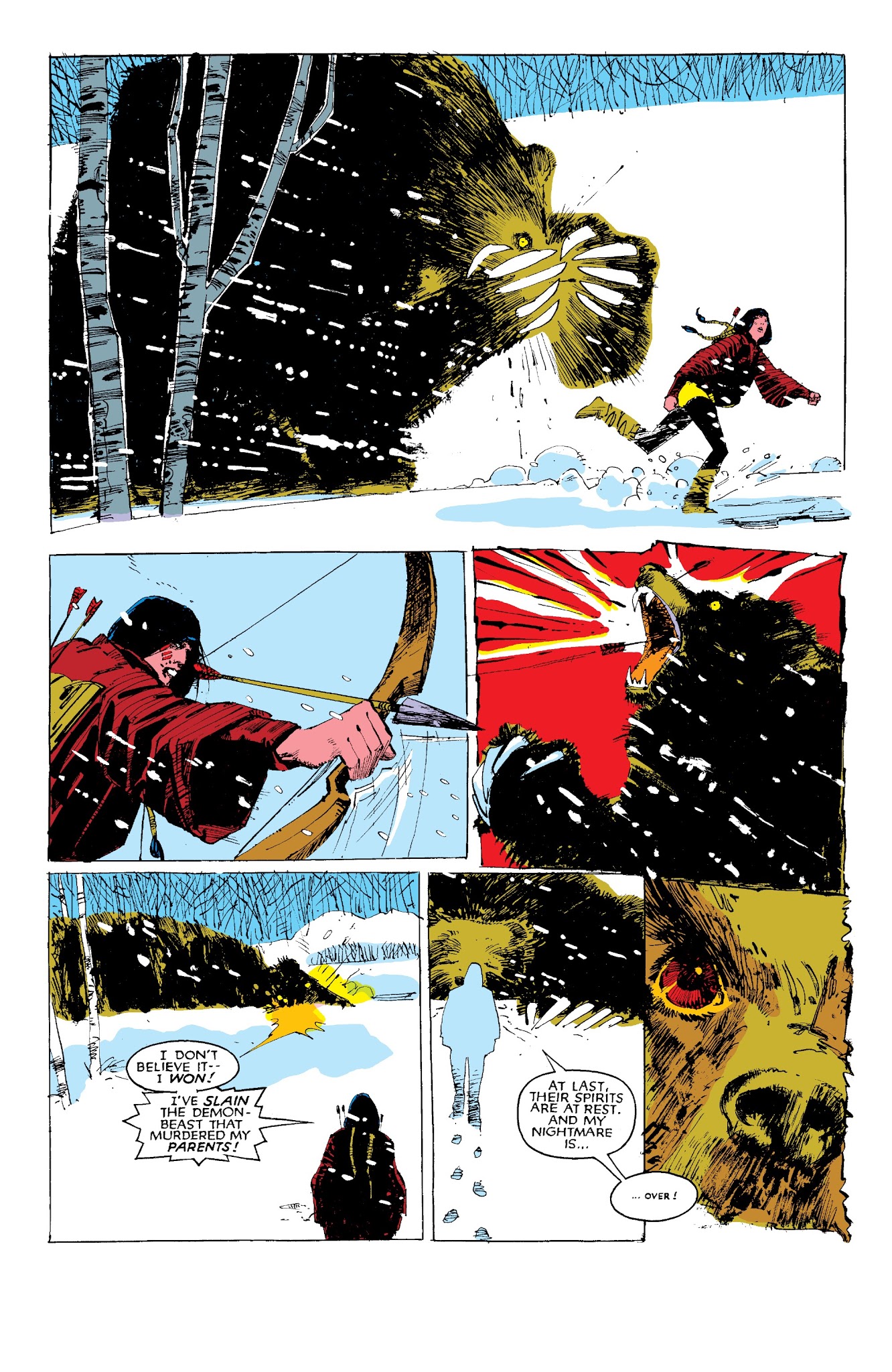 Read online The New Mutants: Demon Bear comic -  Issue # TPB - 32