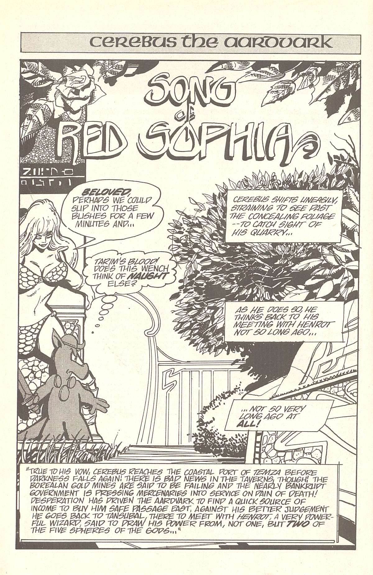 Read online Cerebus comic -  Issue #3 - 4