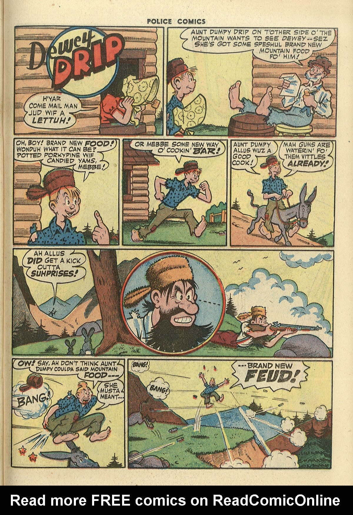 Read online Police Comics comic -  Issue #57 - 37