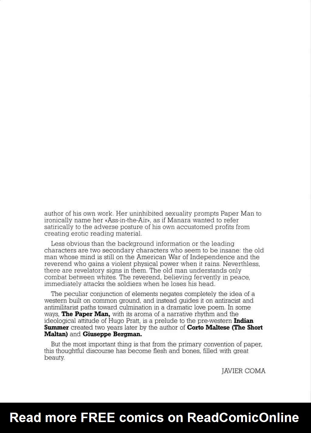 Read online The Paper Man comic -  Issue # Full - 9