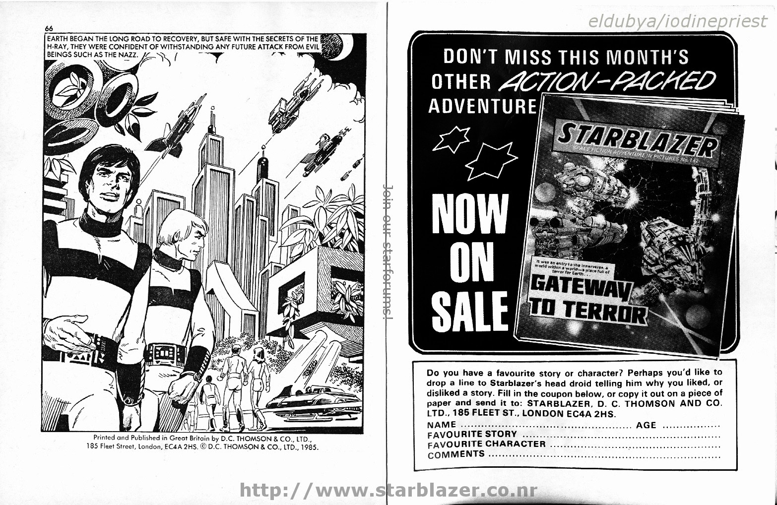 Read online Starblazer comic -  Issue #143 - 35