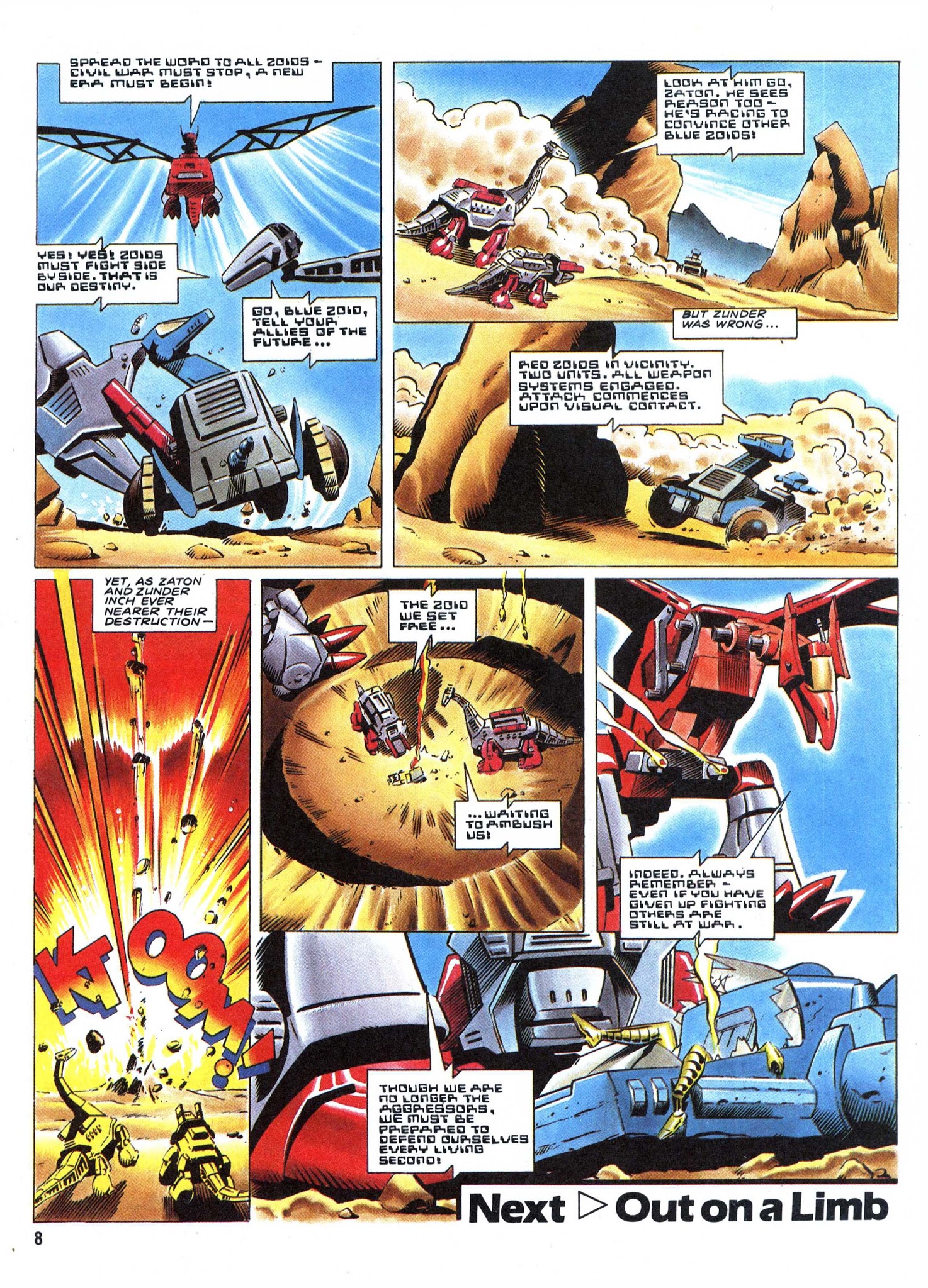 Read online Spider-Man and Zoids comic -  Issue #6 - 8