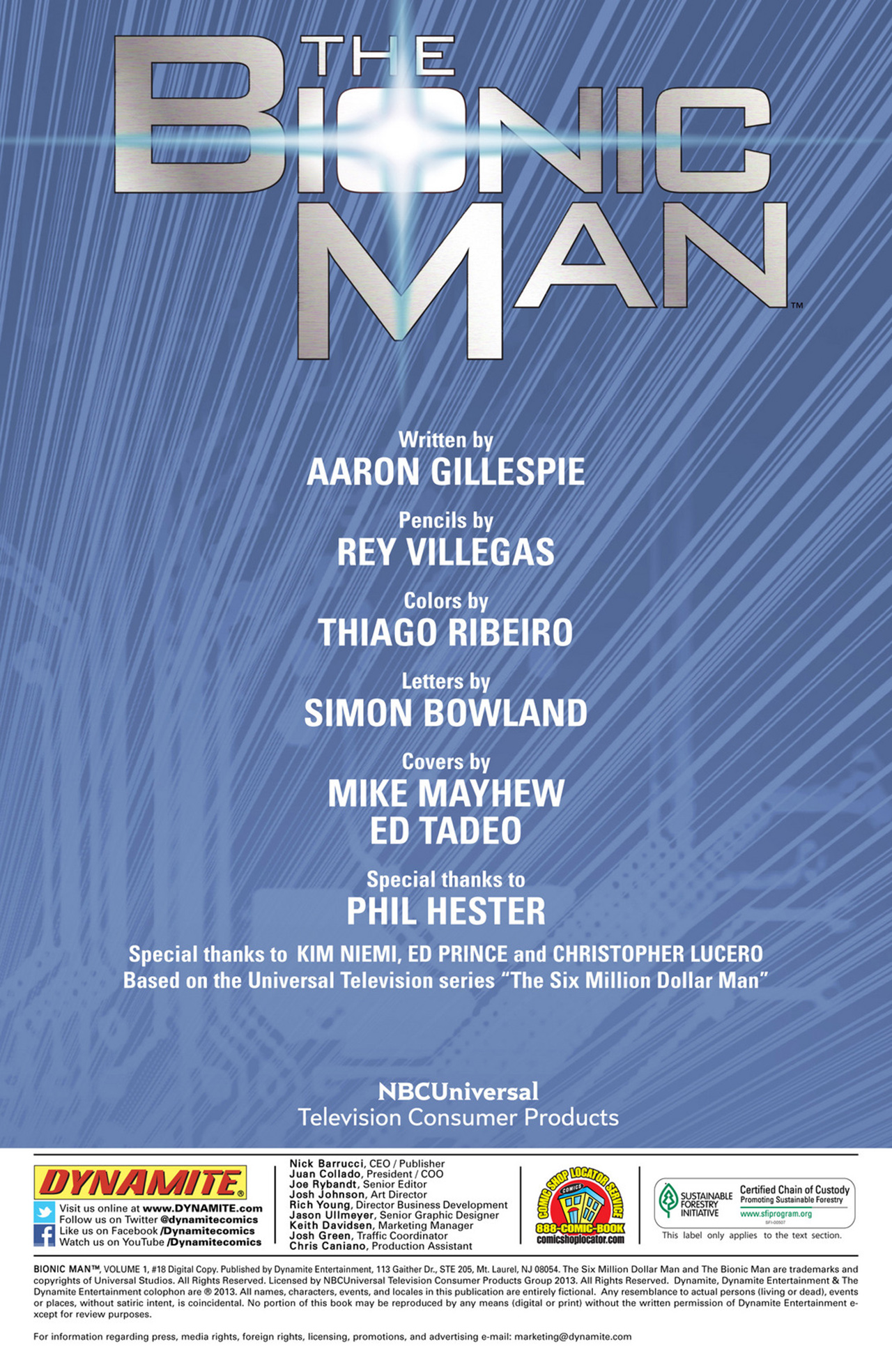 Read online Bionic Man comic -  Issue #18 - 3