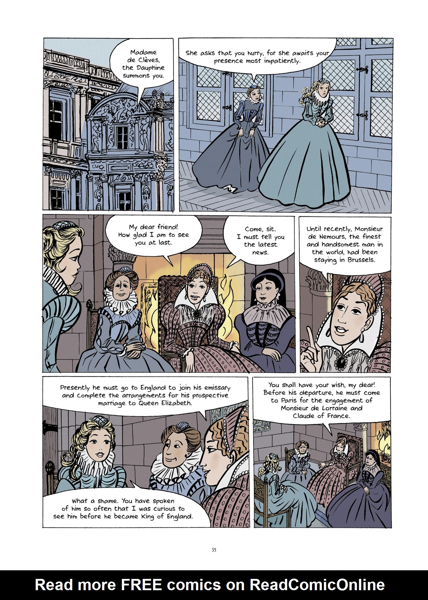 Read online The Princess of Clèves comic -  Issue # TPB (Part 1) - 31