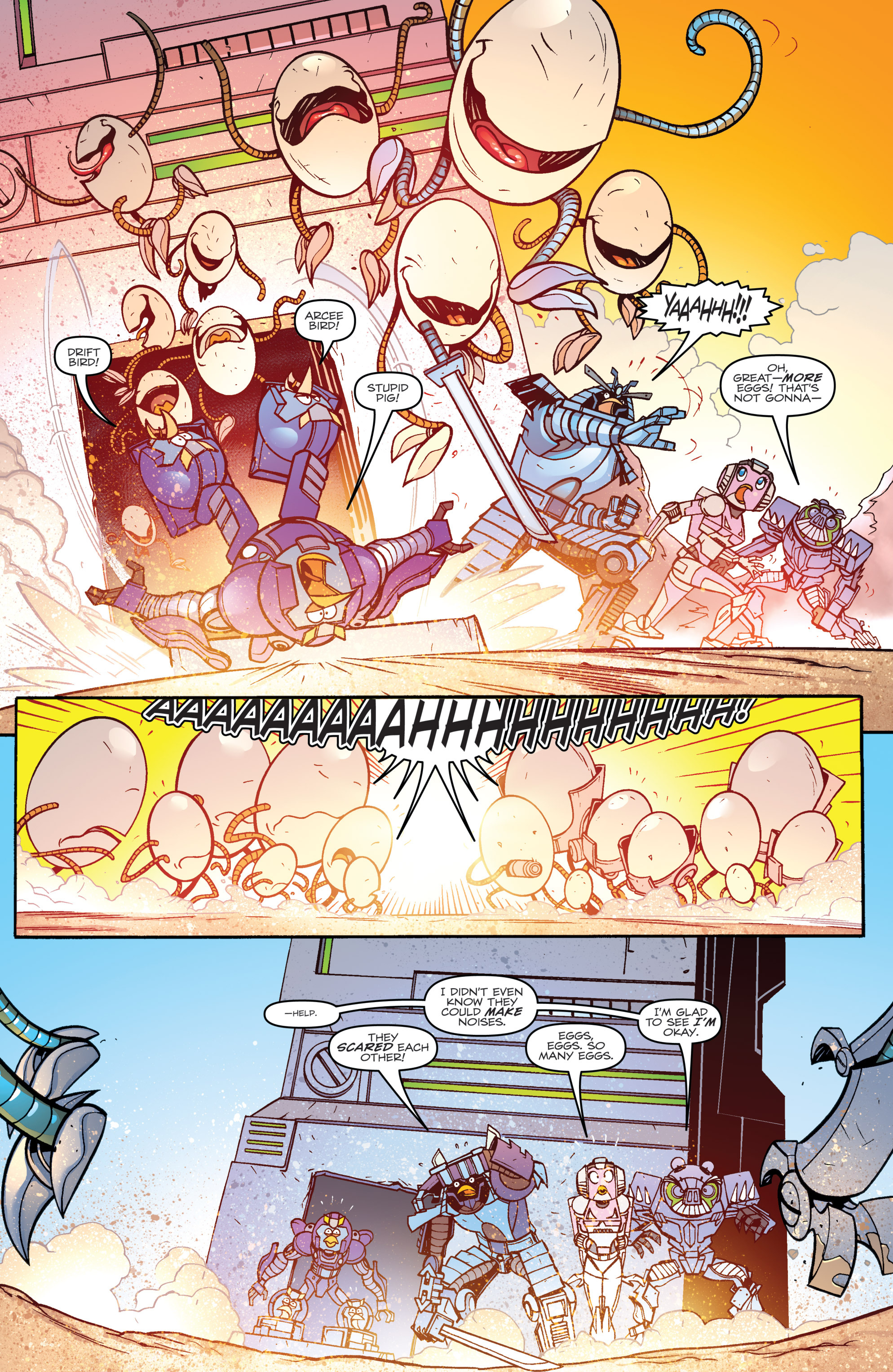 Read online Angry Birds Transformers comic -  Issue #3 - 19
