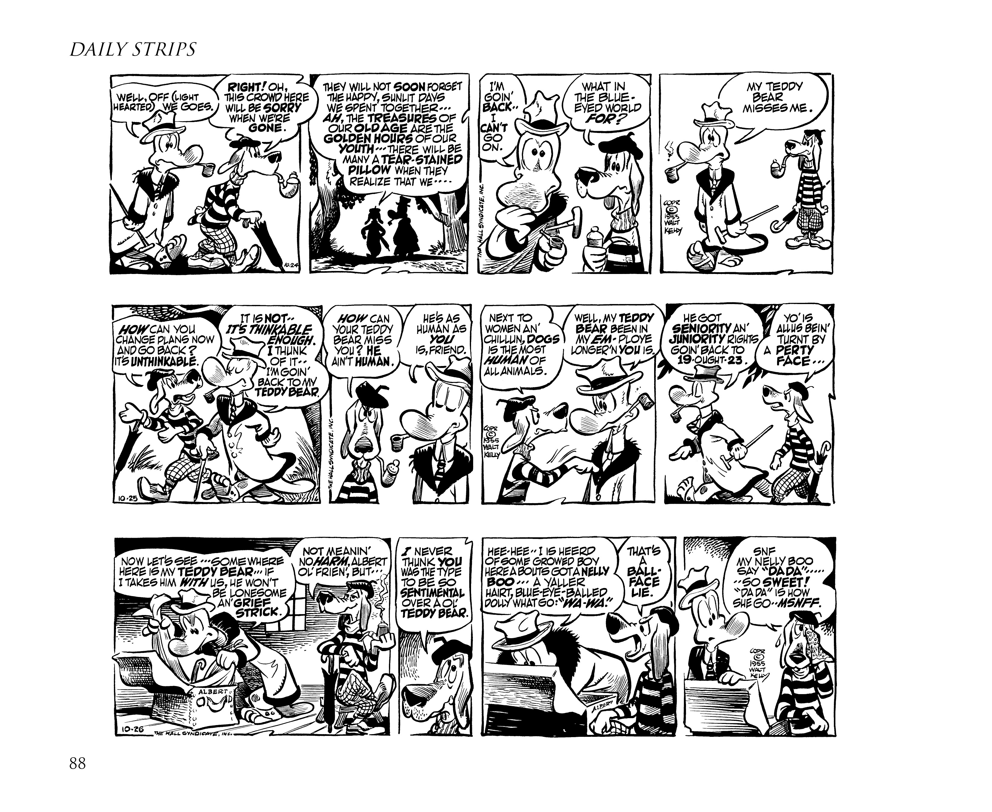 Read online Pogo by Walt Kelly: The Complete Syndicated Comic Strips comic -  Issue # TPB 4 (Part 1) - 100