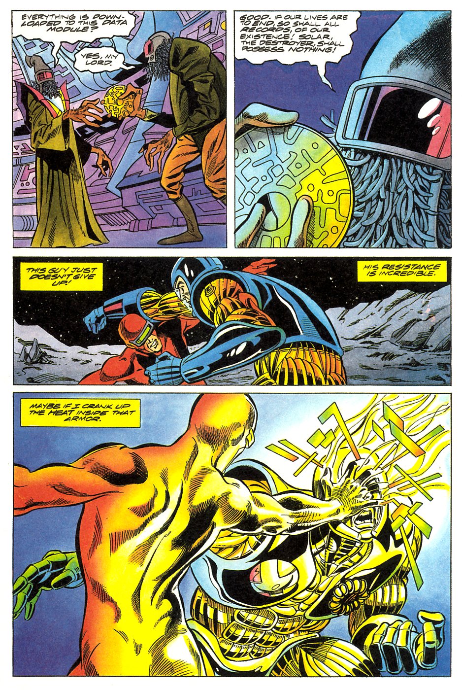 Read online Solar, Man of the Atom comic -  Issue #17 - 21