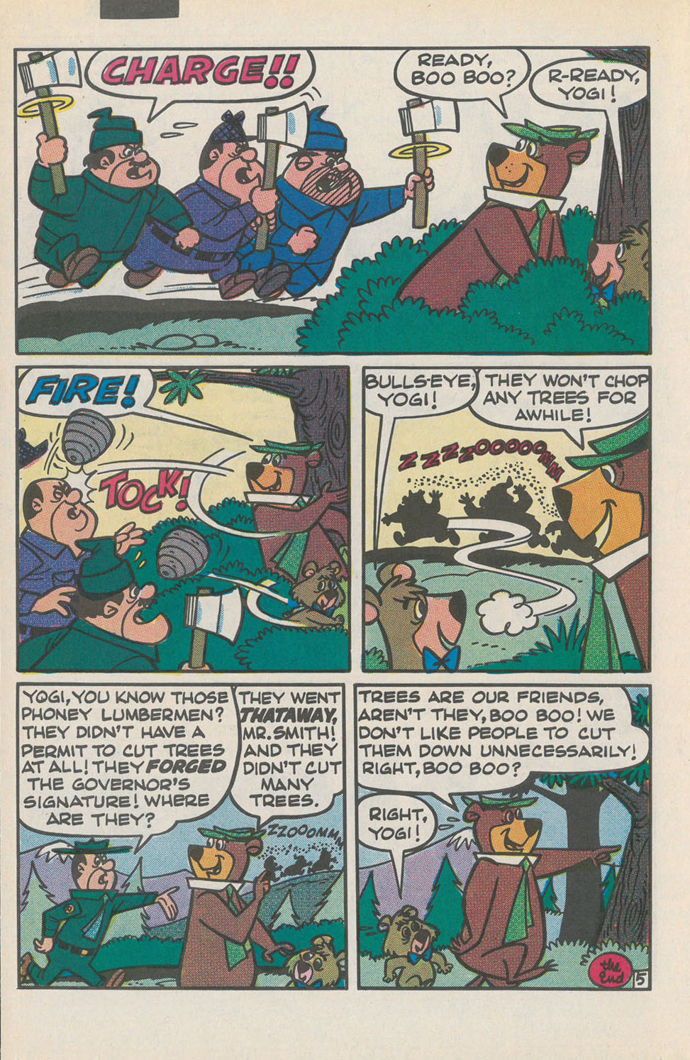 Read online Yogi Bear (1992) comic -  Issue #5 - 31
