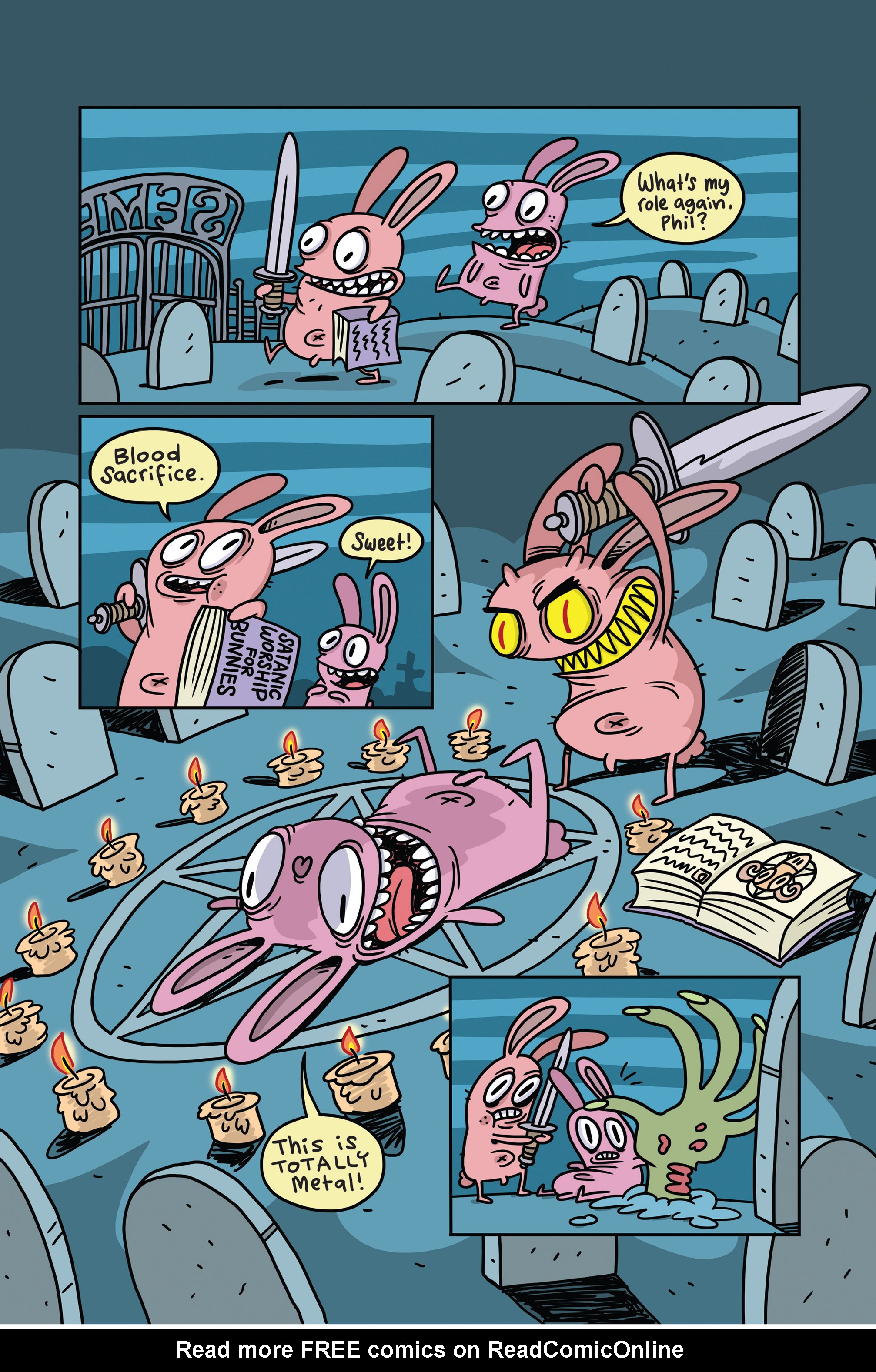 Read online Itty Bitty Bunnies In Rainbow Pixie Candy Land: Bong Genie comic -  Issue # Full - 26