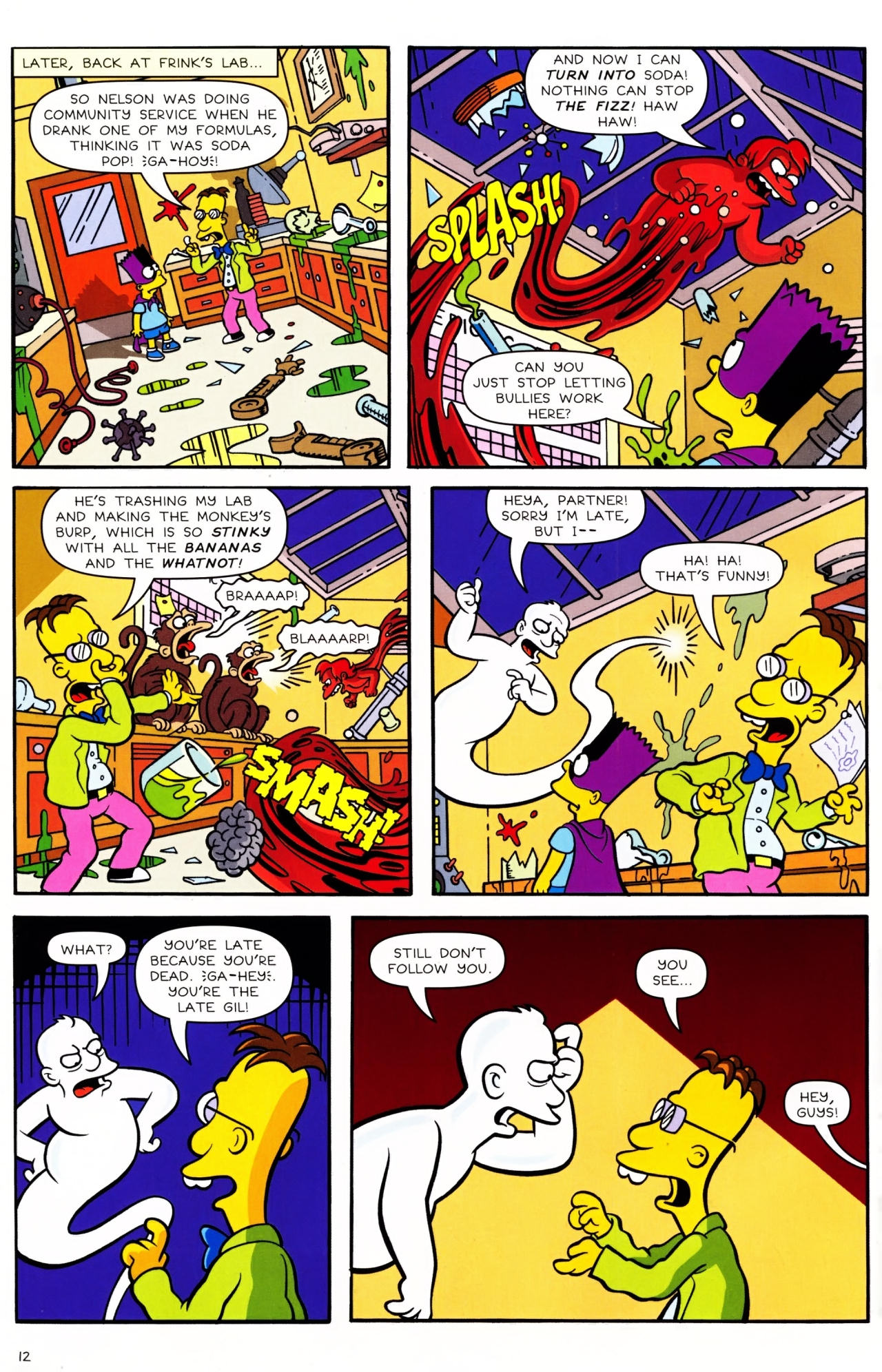 Read online Bongo Comics Presents Simpsons Super Spectacular comic -  Issue #7 - 14