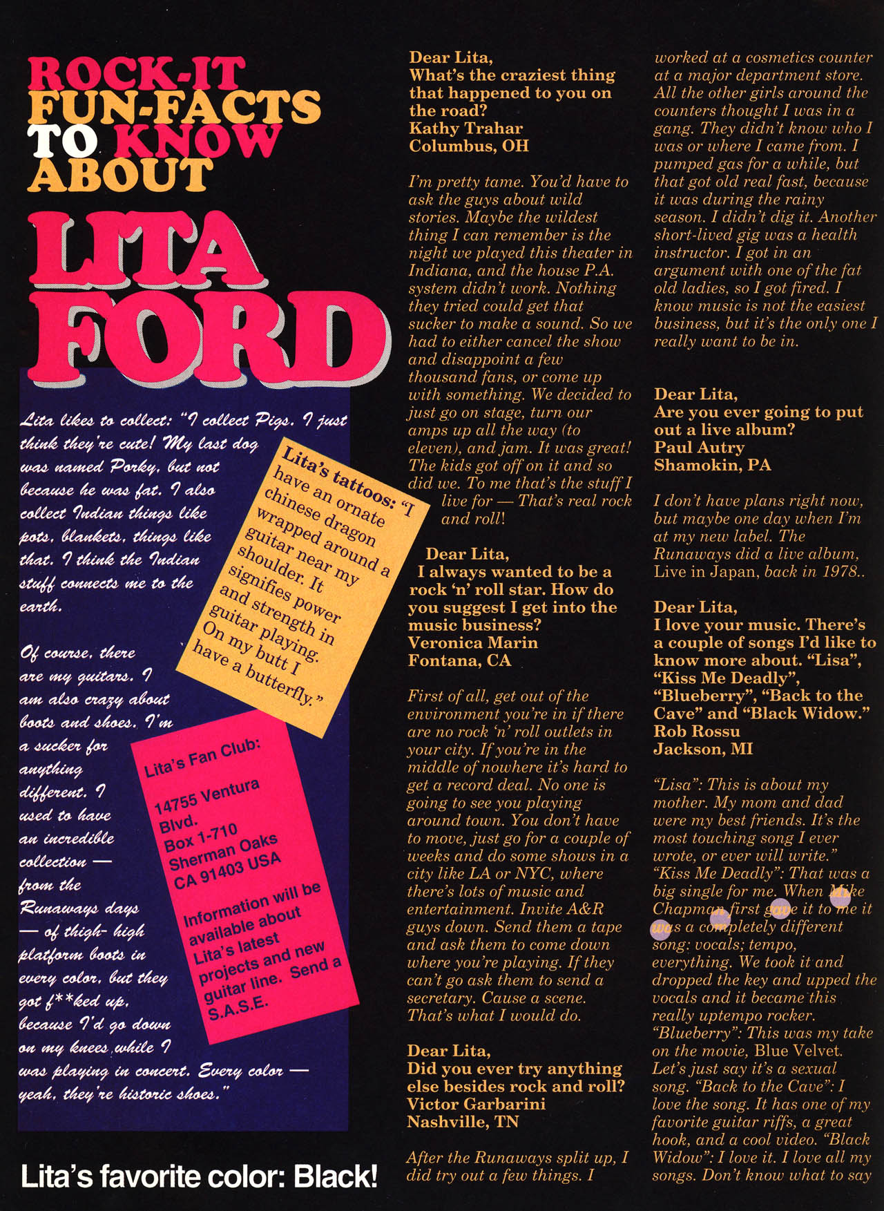Read online Lita Ford comic -  Issue # Full - 44