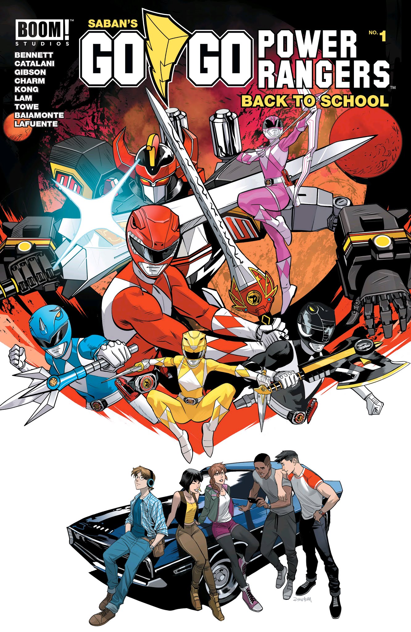 Read online Saban's Go Go Power Rangers: Back To School comic -  Issue # Full - 1