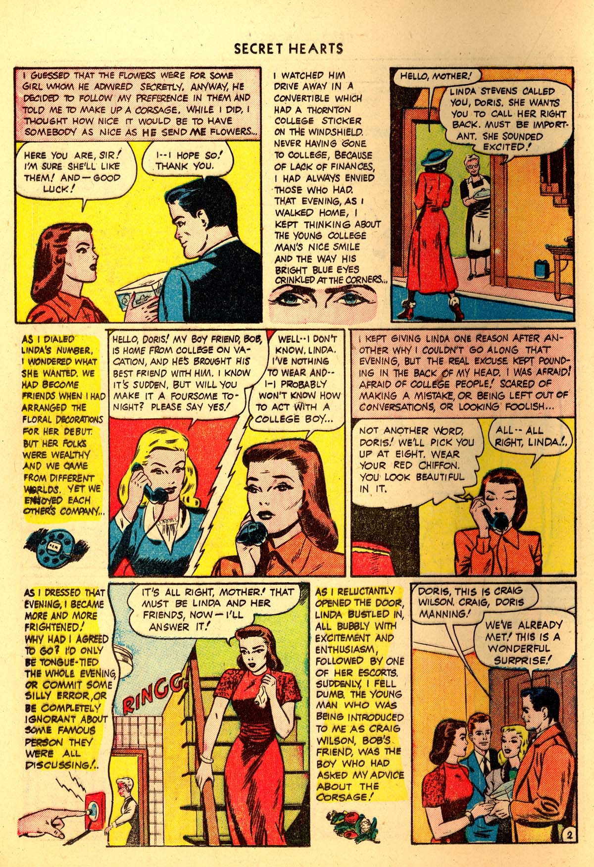 Read online Secret Hearts comic -  Issue #4 - 22
