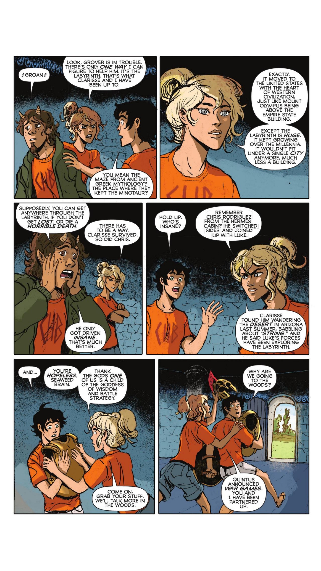 Read online Percy Jackson and the Olympians comic -  Issue # TPB 4 - 18