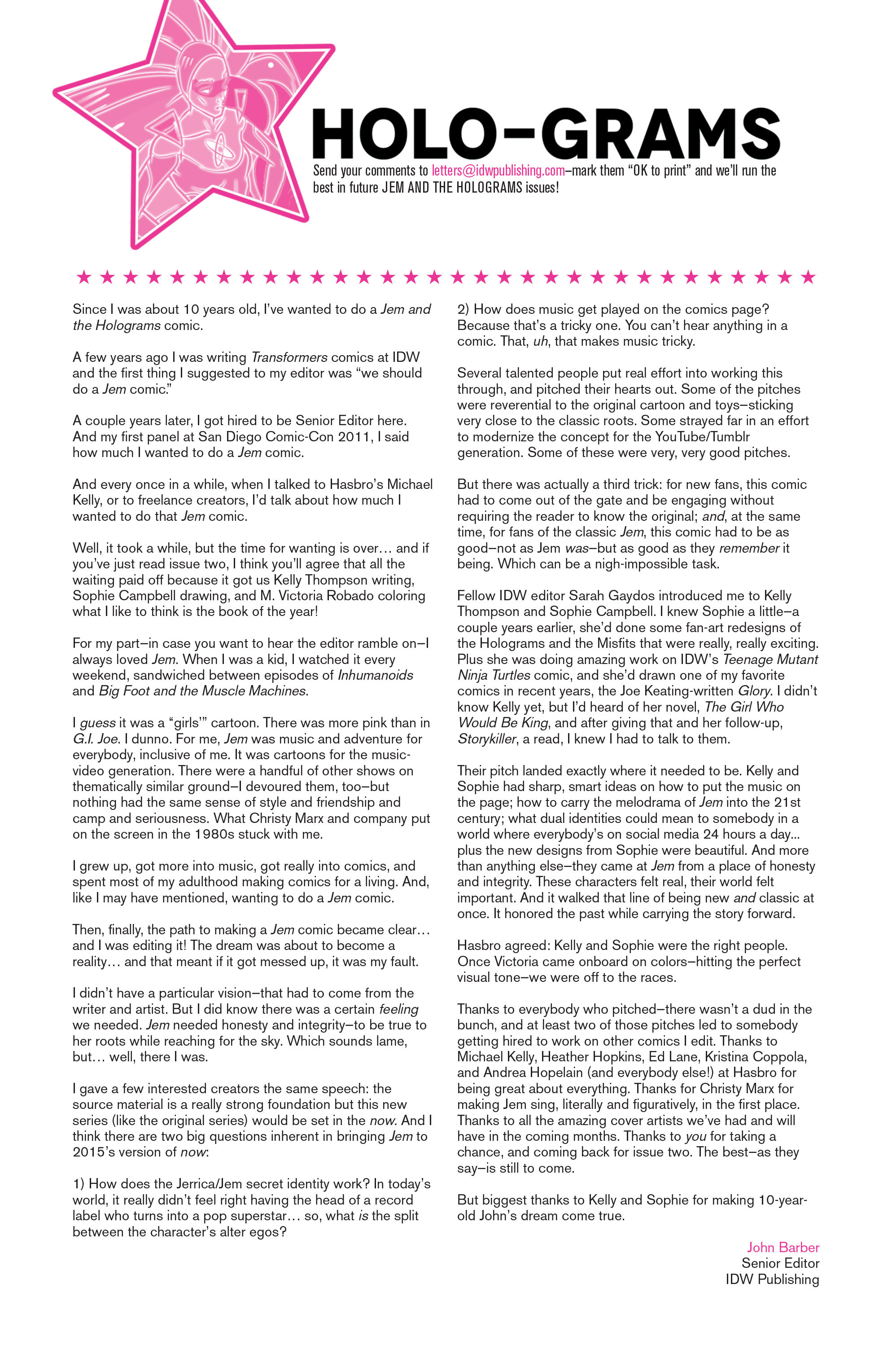 Read online Jem and The Holograms comic -  Issue #2 - 28