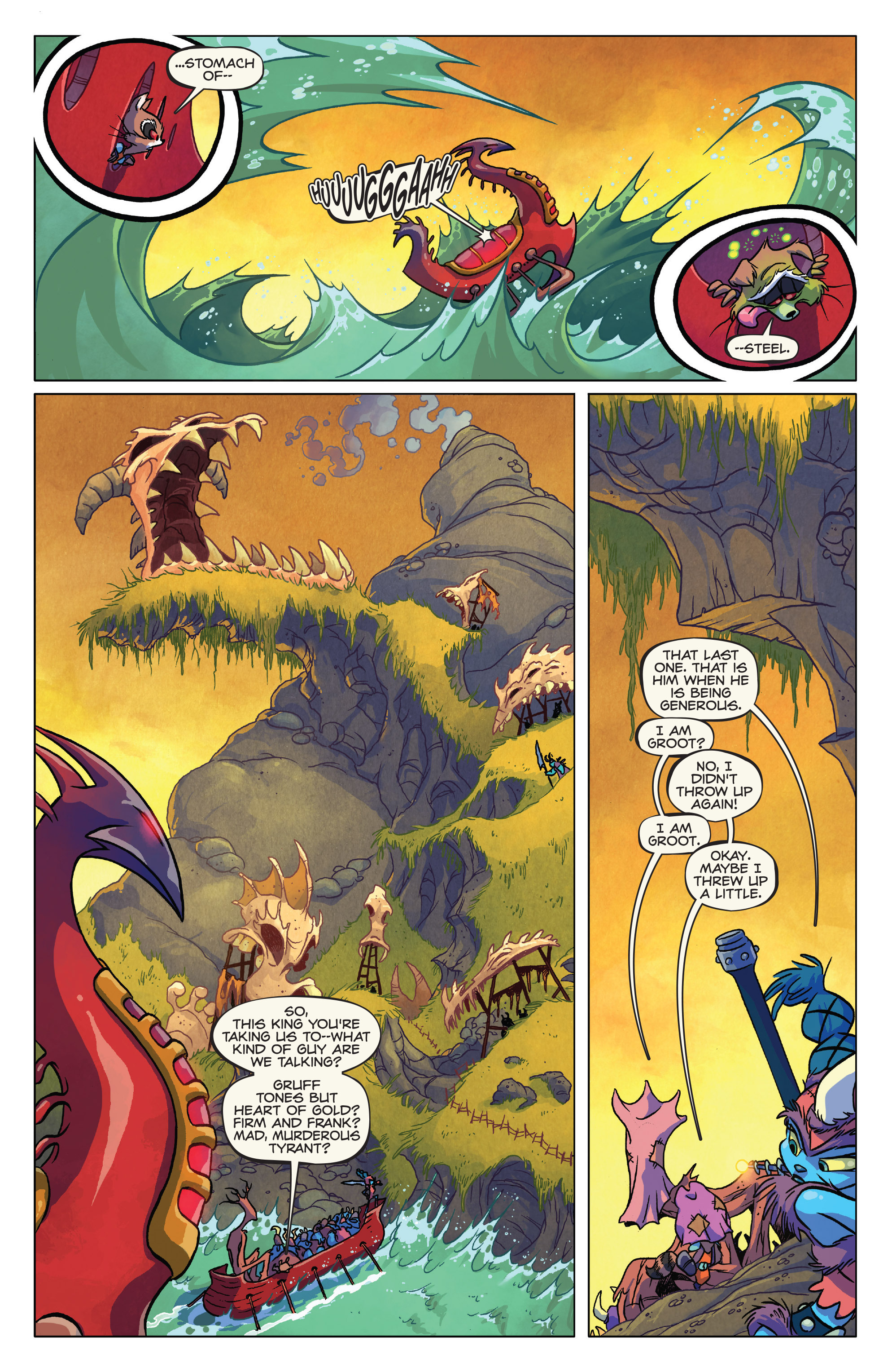 Read online Rocket Raccoon & Groot comic -  Issue #5 - 8