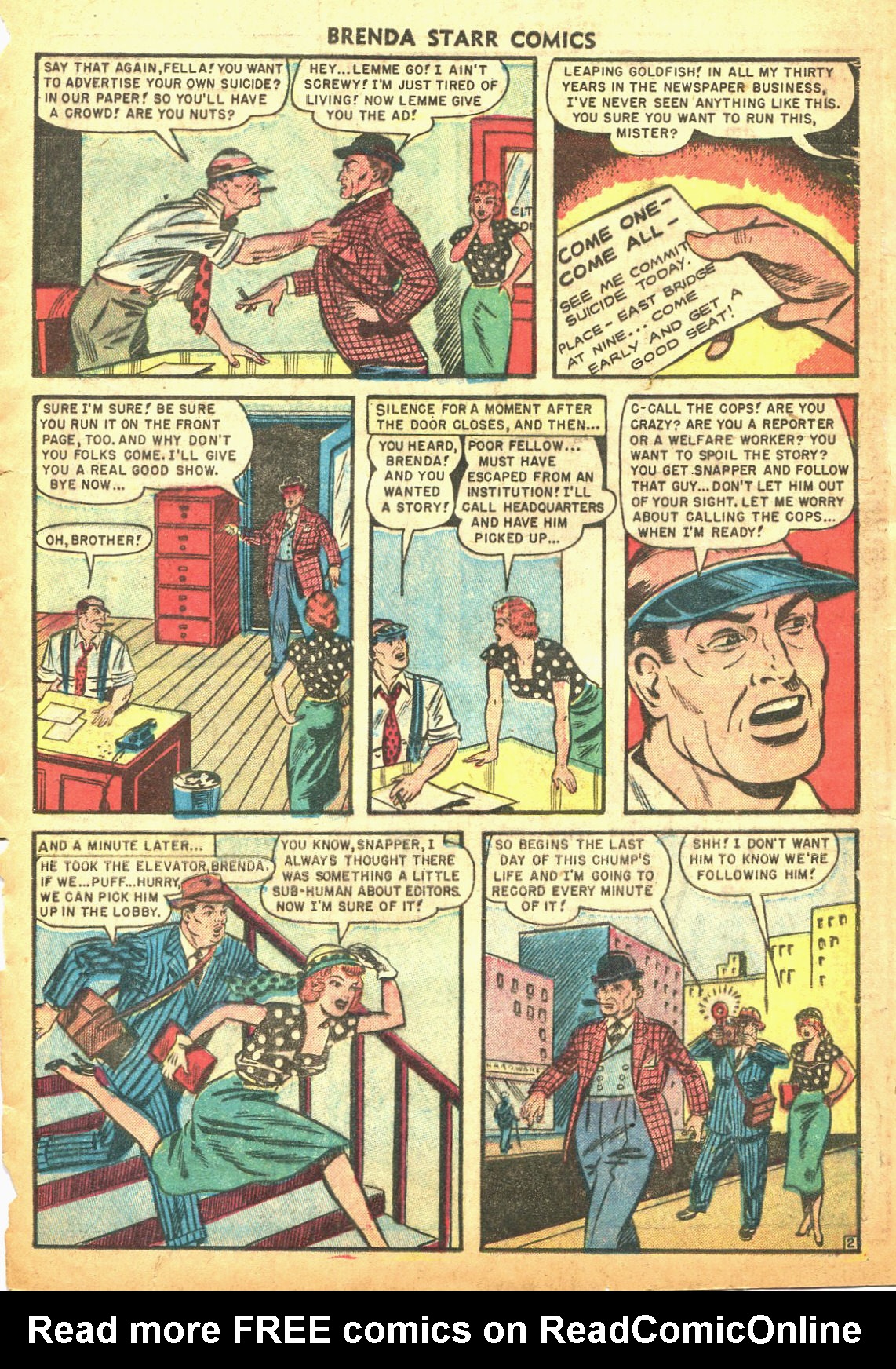 Read online Brenda Starr (1948) comic -  Issue #10 - 13