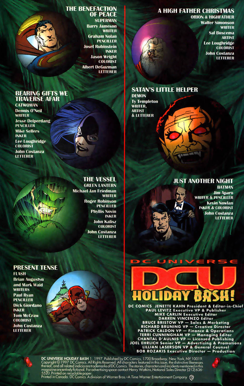 Read online DC Universe Holiday Bash comic -  Issue #1 - 2