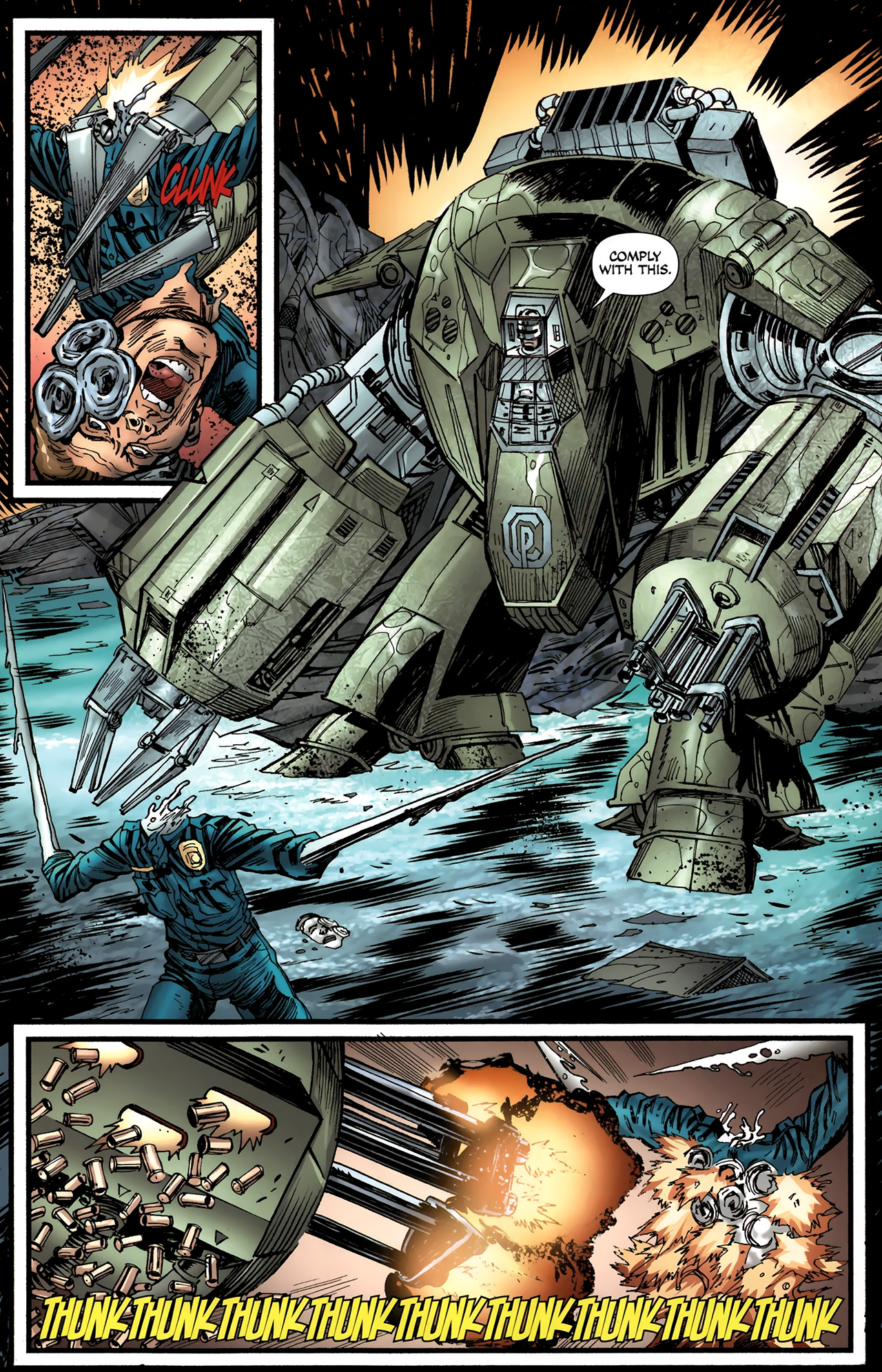 Read online Terminator/Robocop: Kill Human comic -  Issue #4 - 16