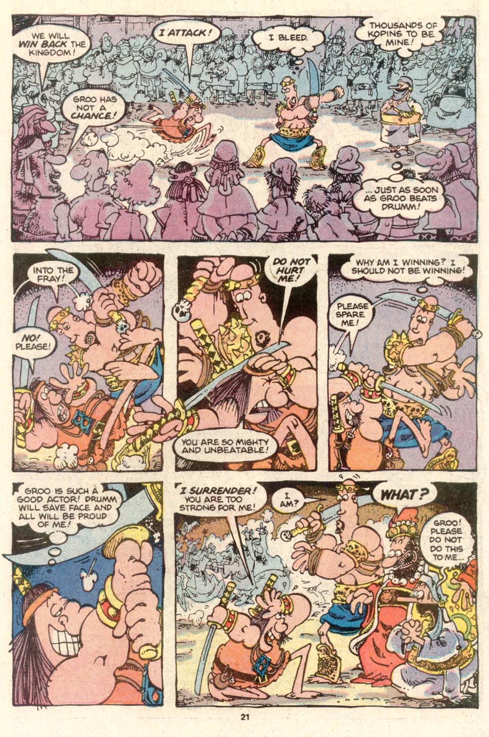 Read online Sergio Aragonés Groo the Wanderer comic -  Issue #23 - 23