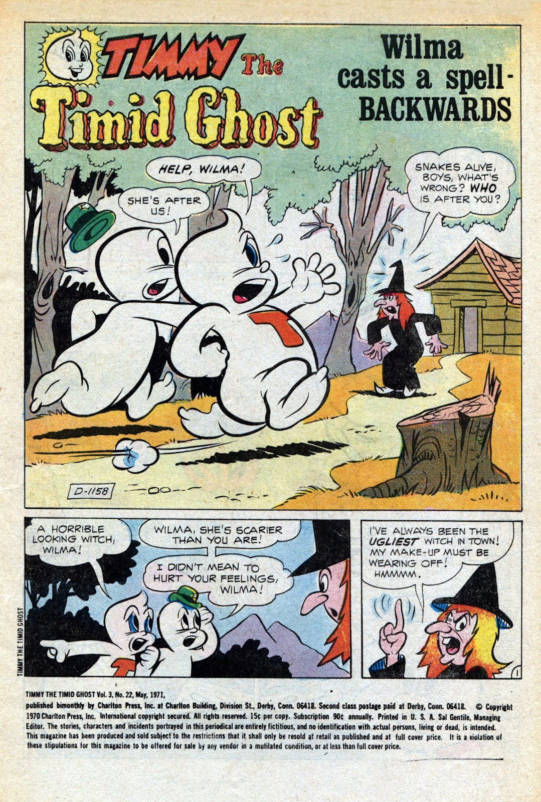 Read online Timmy the Timid Ghost comic -  Issue #22 - 3