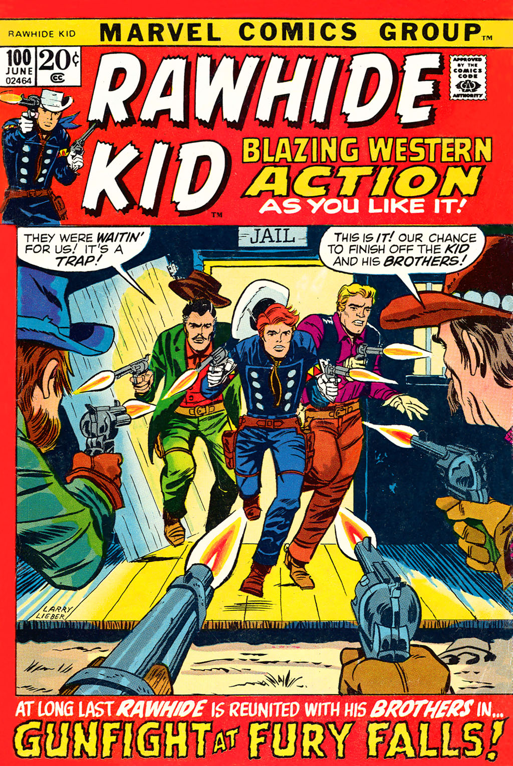 Read online The Rawhide Kid comic -  Issue #100 - 1