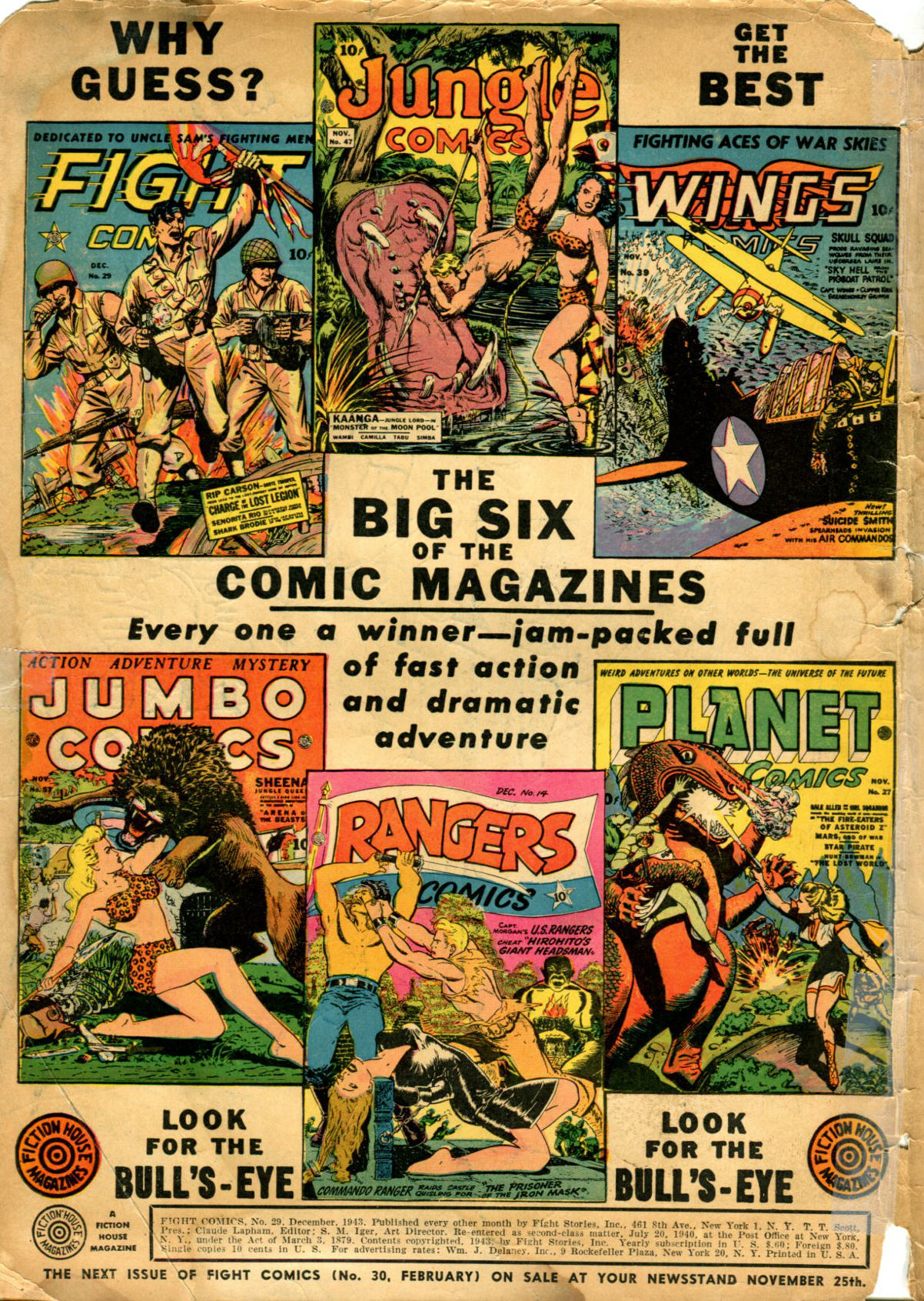 Read online Fight Comics comic -  Issue #29 - 2